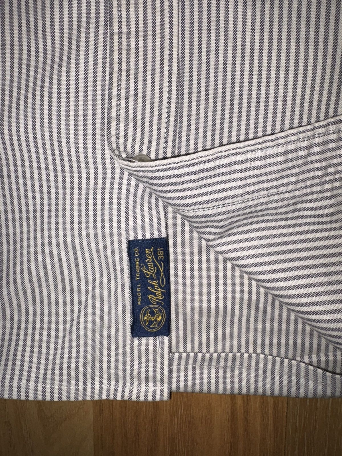 Ralph Lauren Polo Ralph Lauren Striped Crest Oxford Shirt CustomFit SizeM Size US M / EU 48-50 / 2 - 6 Thumbnail