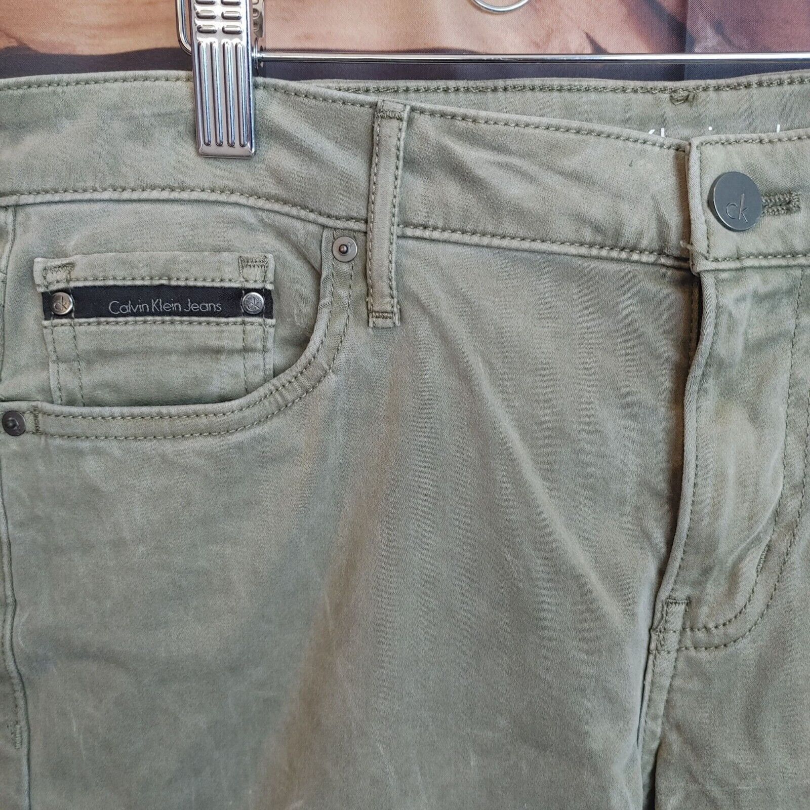 Calvin Klein Calvin Klein Jeans Women's Gray Skinny Ankle Jeans 30 Size 30" / US 8 / IT 44 - 2 Thumbnail