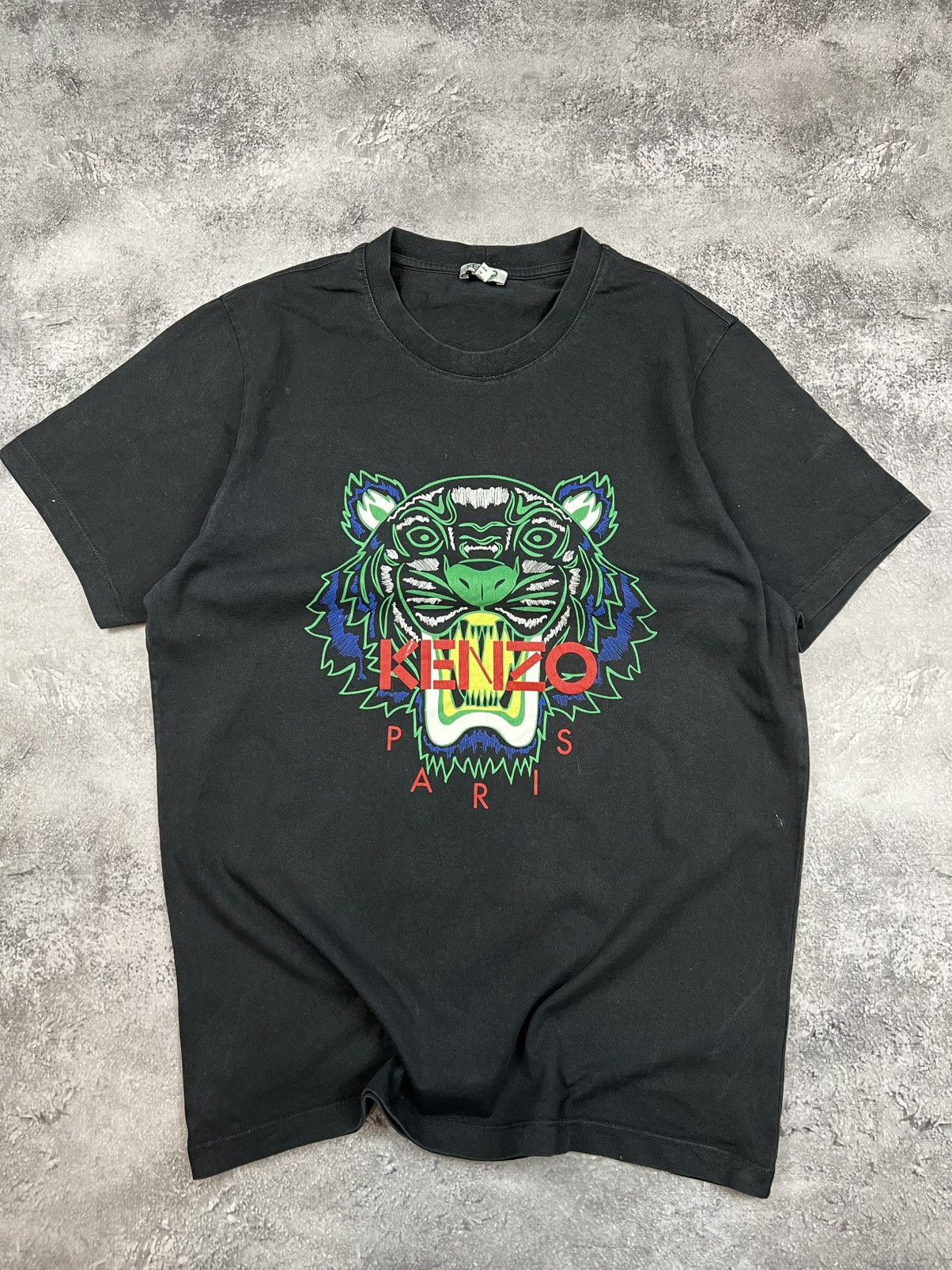 Kenzo Kenzo Mens Black Basic T Shirt Tee Size US M / EU 48-50 / 2 - 1 Thumbnail