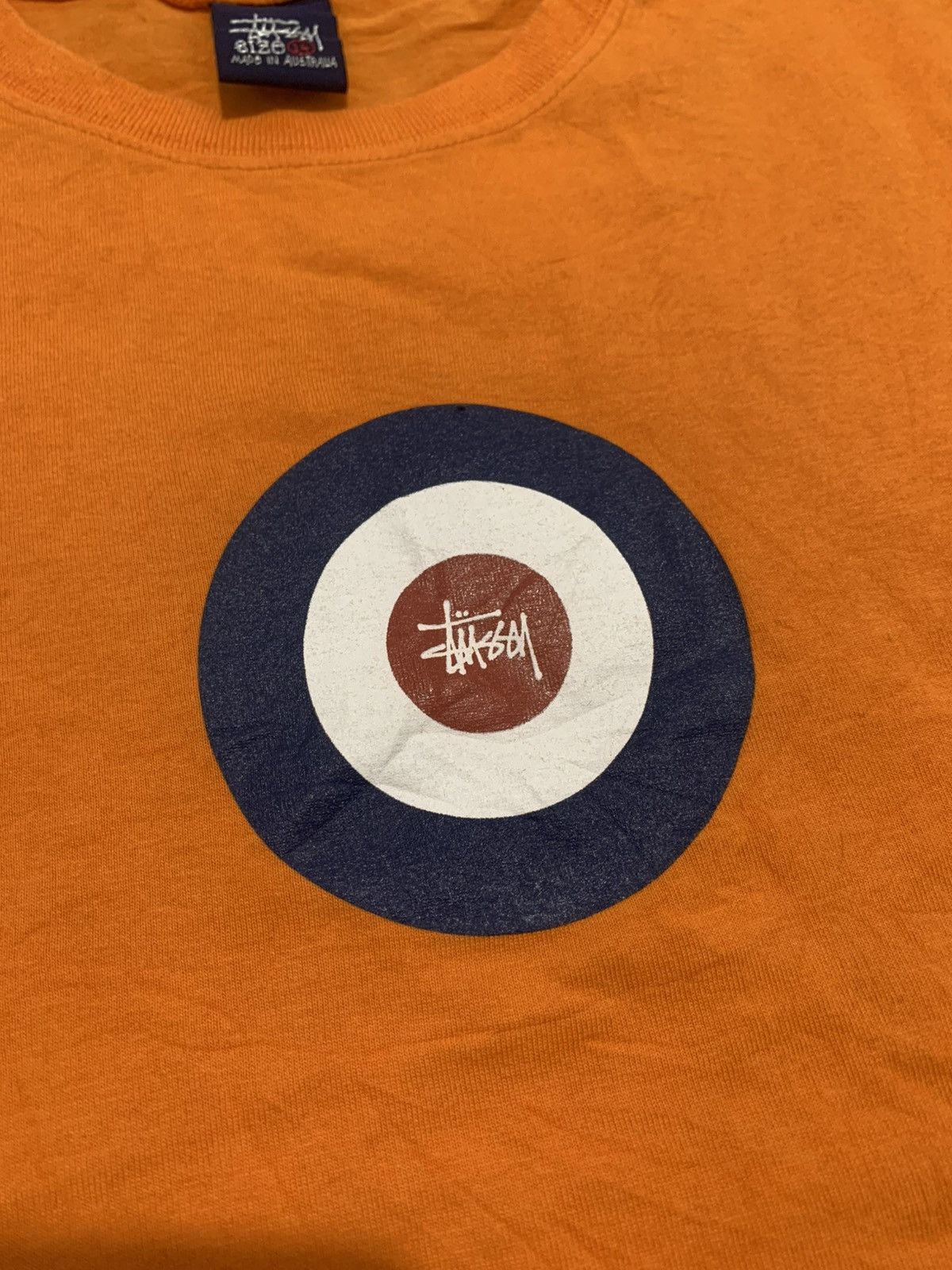 Stussy Vintage STUSSY Mod/Target Logo T-Shirt Size US M / EU 48-50 / 2 - 2 Thumbnail