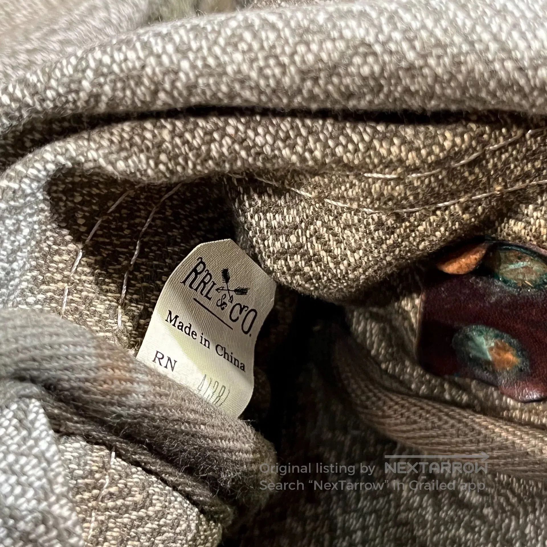 RRL Ralph Lauren double rl rrl pepper salt backpack. Size ONE SIZE - 9 Thumbnail