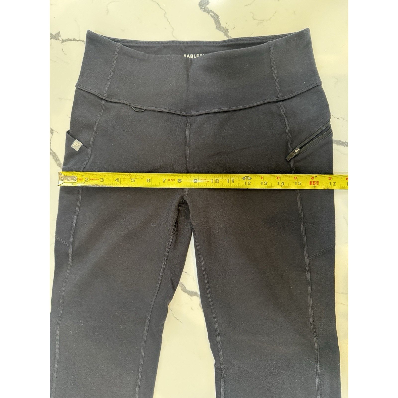 Fabletics Fabletics PureLux Leggings Women’s L Bootcut Blue EUC Size 36" / US 14 / IT 50 - 5 Thumbnail
