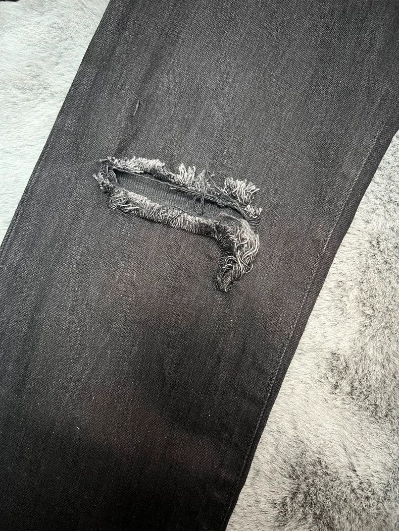 Yves Saint Laurent Saint laurent 17 Spring/Summer Knife Cut Black Basic Jeans Size US 32 / EU 48 - 6 Thumbnail