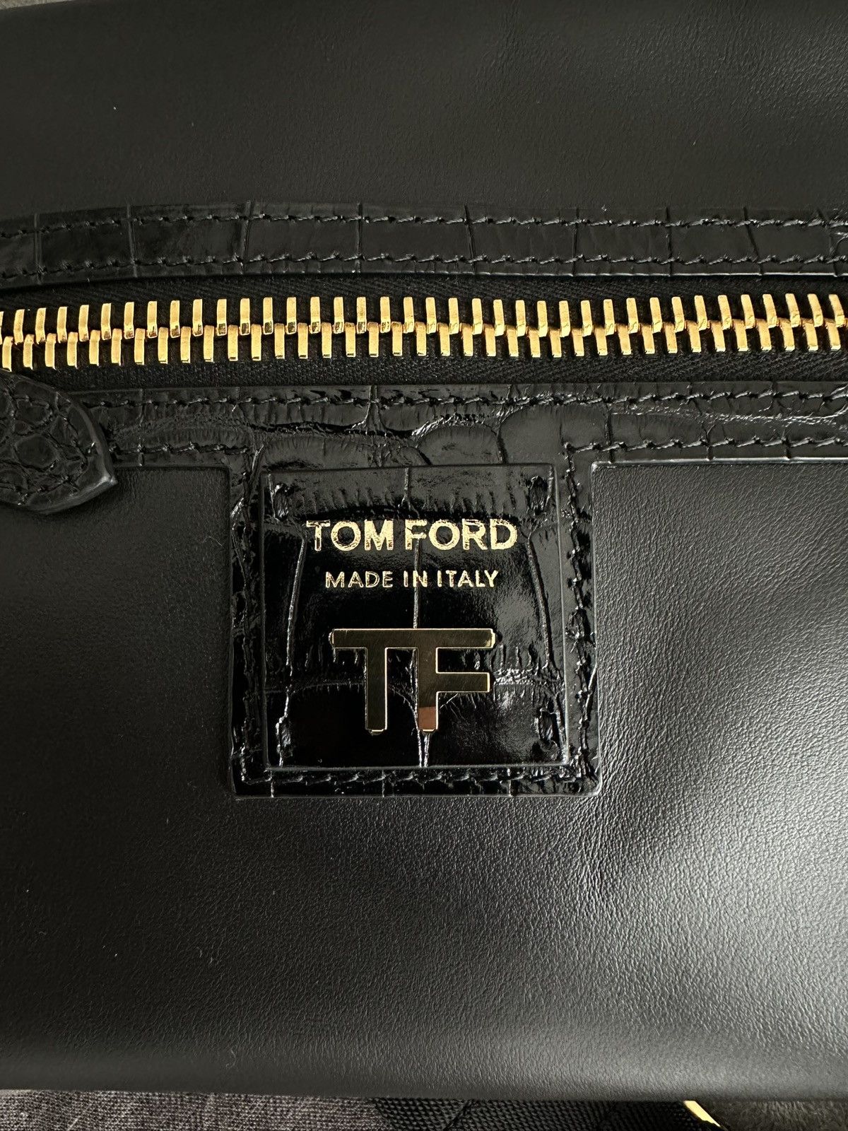 Tom Ford TOM FORD Croc-Embossed Calfskin Bag Size ONE SIZE - 2 Thumbnail