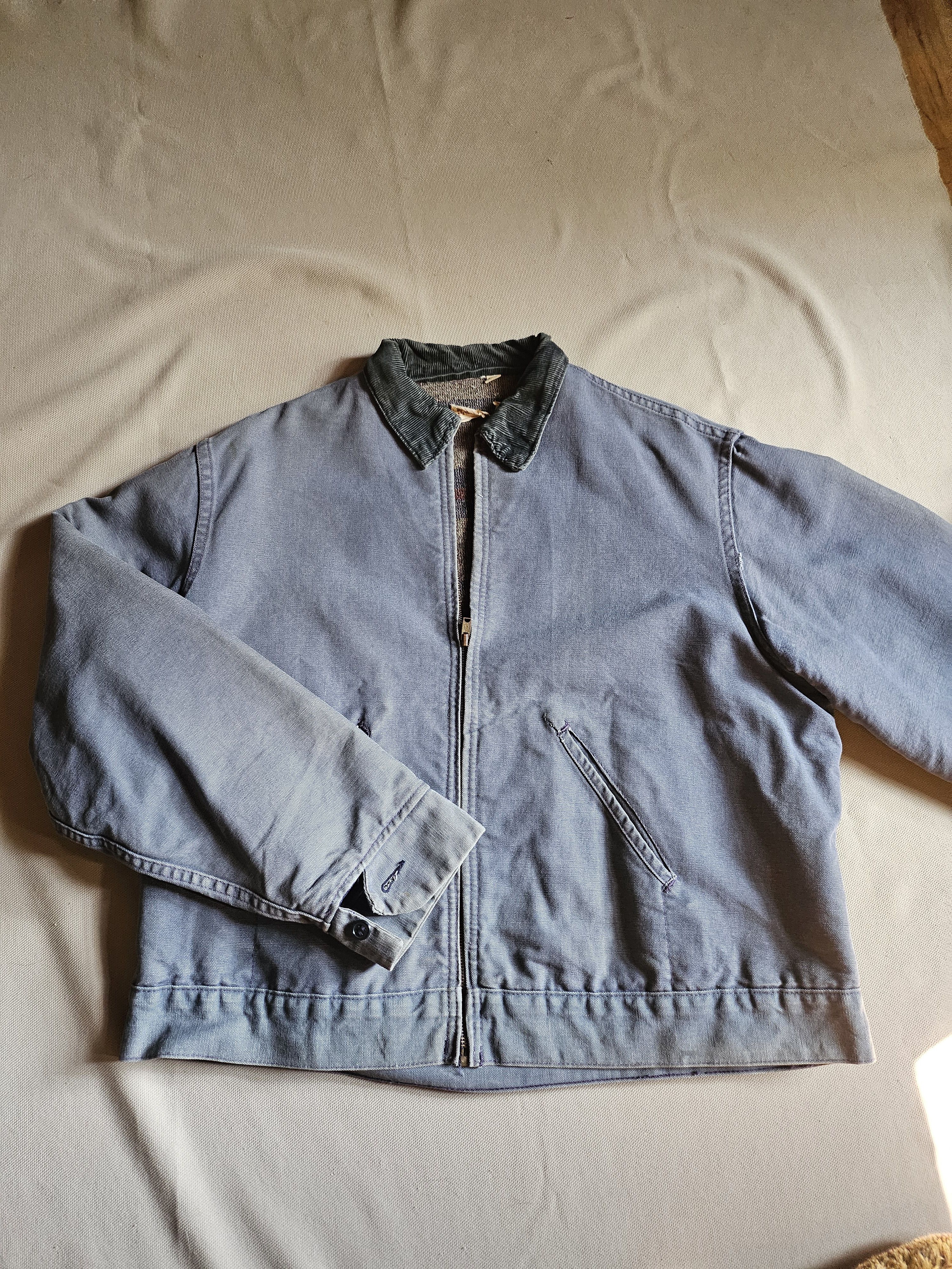 Vintage Montgomery Ward Flannel Lined Work Jacket Size US L / EU 52-54 / 3 - 2 Thumbnail