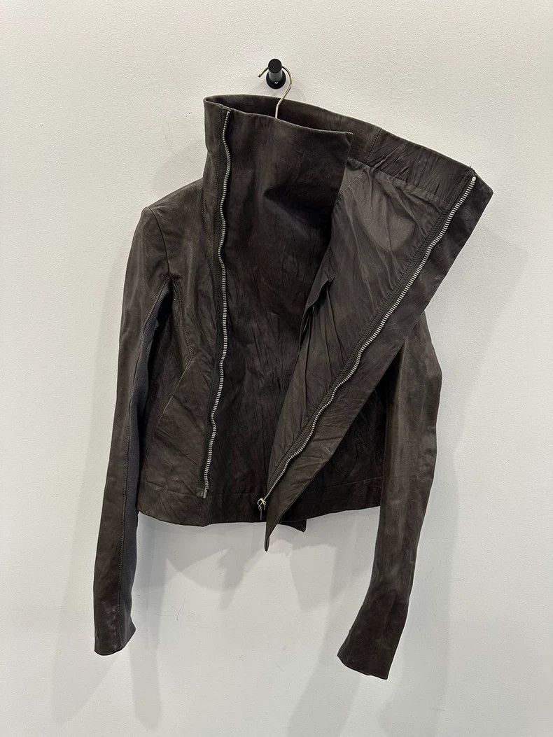 Rick Owens Rick Owens Zipper motorcycle women's leather clothes-2506 Size US M / EU 48-50 / 2 - 3 Thumbnail