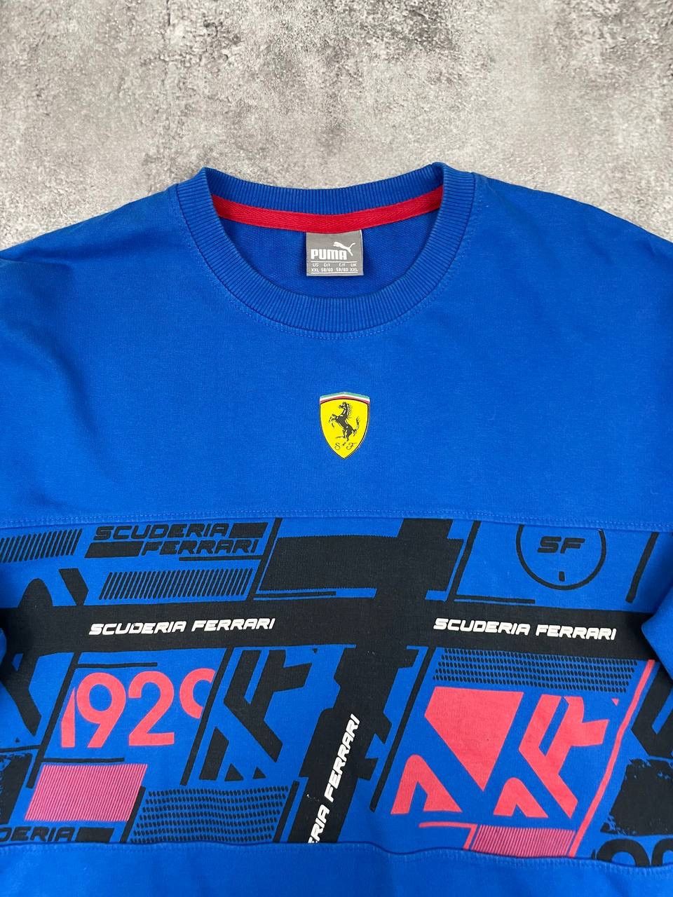 Puma Puma Ferrari Scuderia Men Crewneck Sweatshirt Blue Size XXL Size US XXL / EU 58 / 5 - 2 Thumbnail