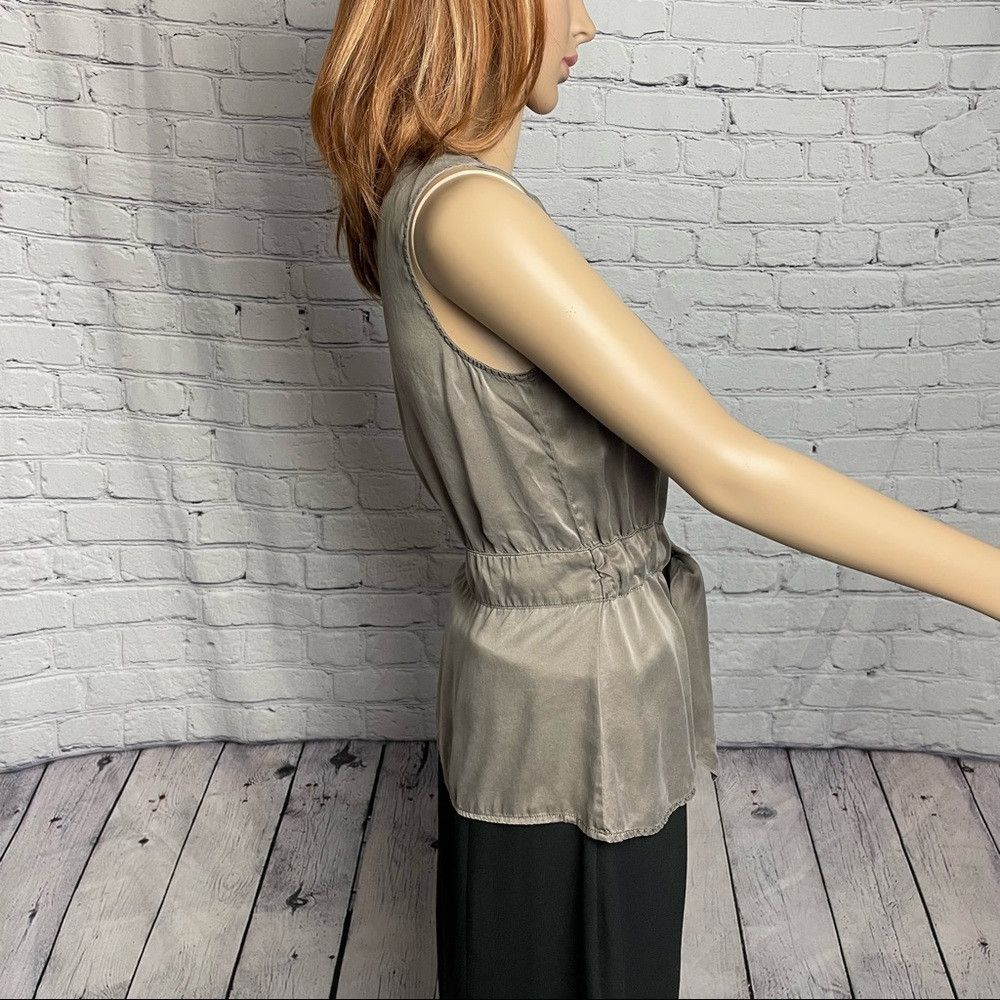 Other Jacob Silk Sleeveless Top Grey Brown Size S Size S / US 4 / IT 40 - 4 Thumbnail