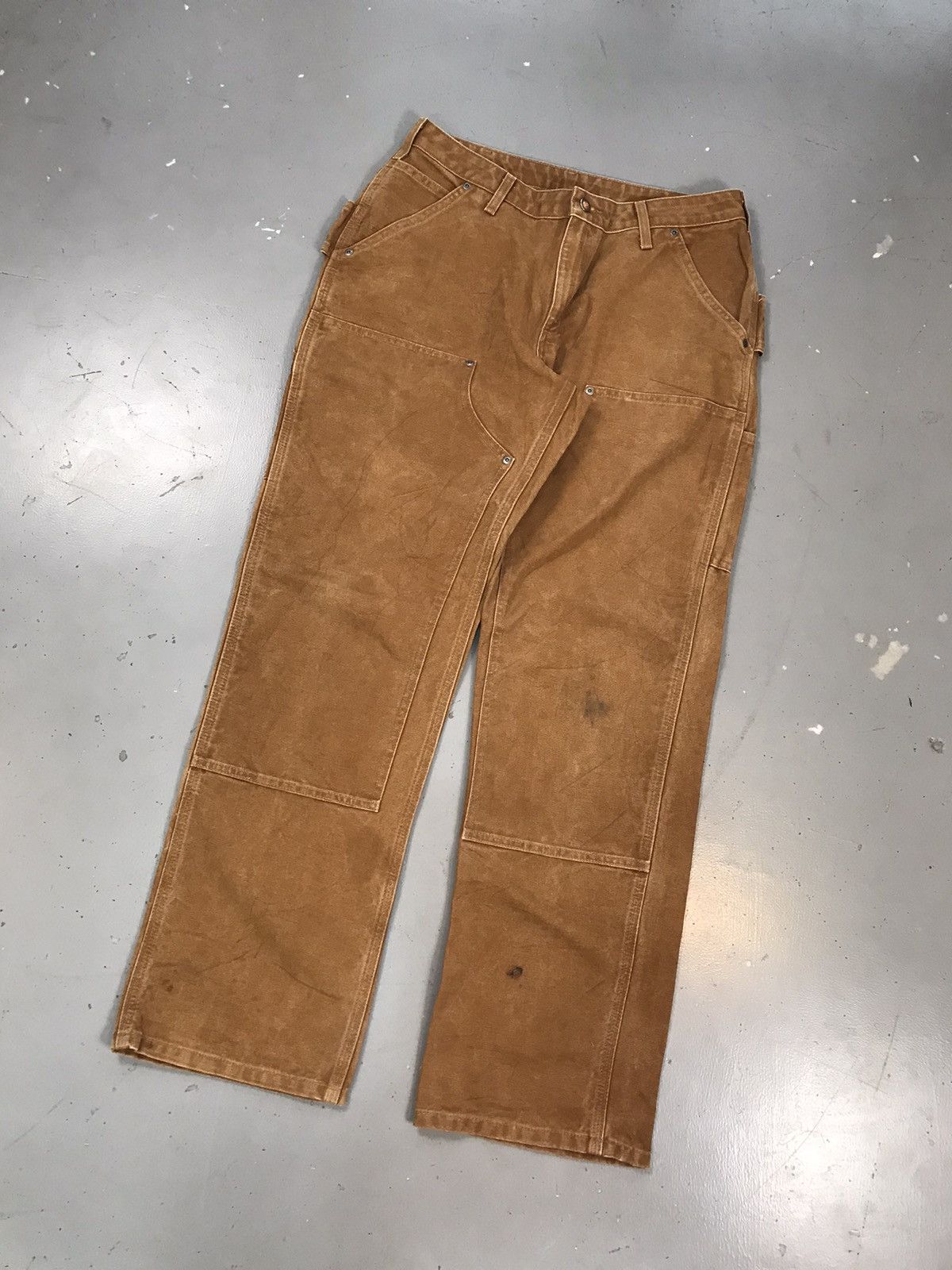 Carhartt × Vintage Vintage Carhartt WB136 211 double knee denim Size US 32 / EU 48 - 2 Thumbnail