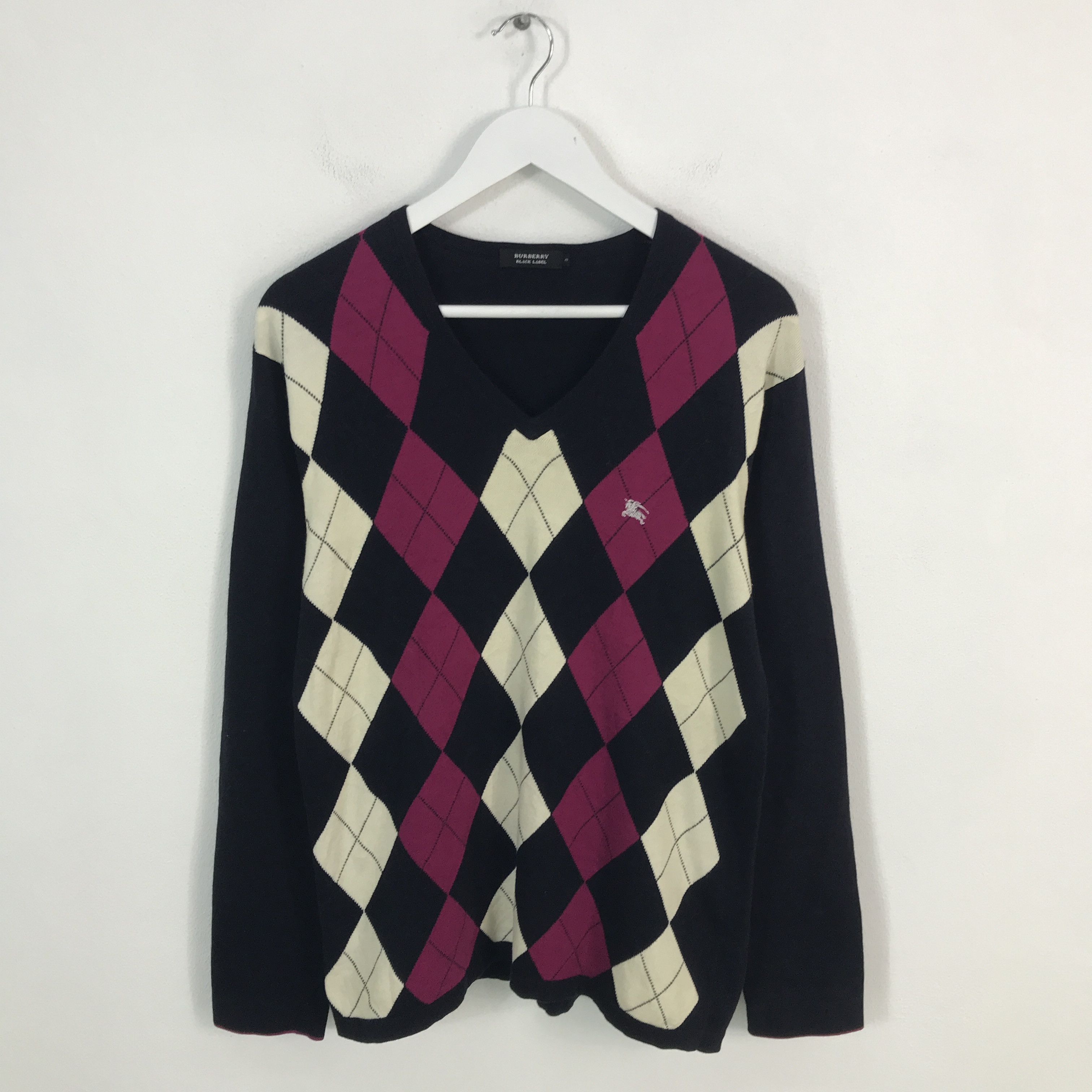 Black Label × Burberry × Vintage burberry black label v coller knitwear Size US M / EU 48-50 / 2 - 1 Thumbnail