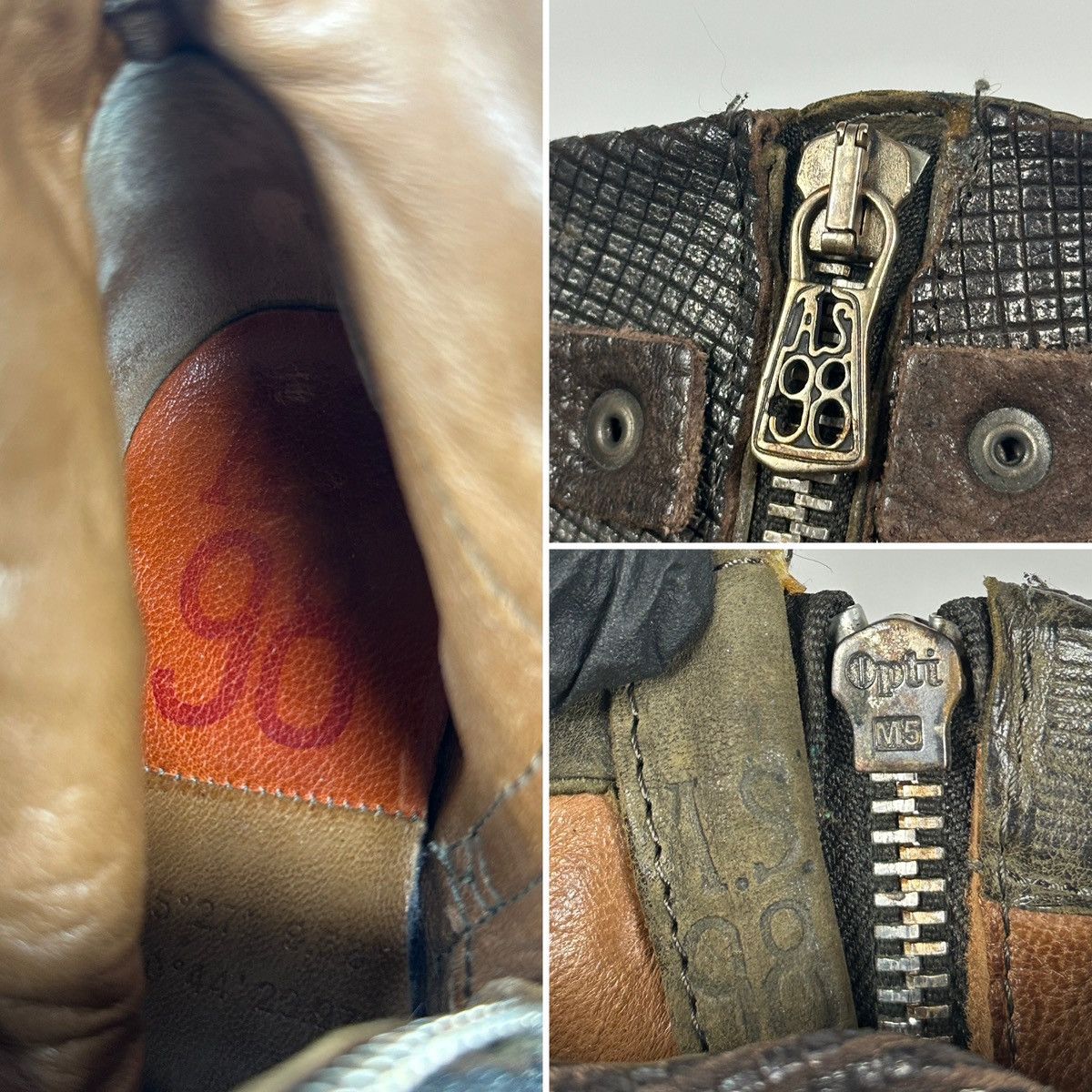 A.S.98 A.S.98. Airstep Leather Biker Ankle Studded Strap Boots Size US 6 / IT 36 - 24 Thumbnail