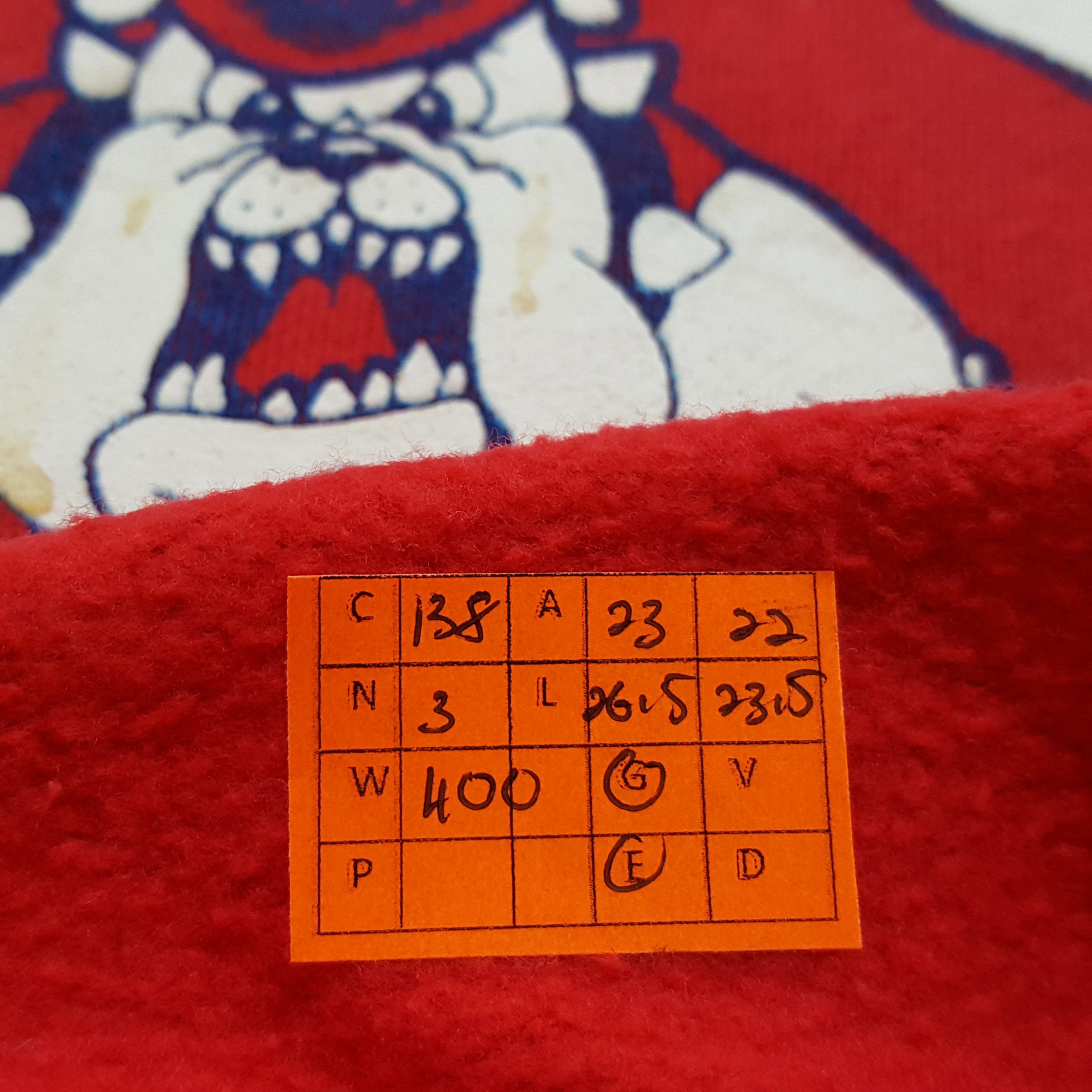 Vintage Vintage Bulldog Country American Football Team Sweatshirts Size US L / EU 52-54 / 3 - 8 Thumbnail
