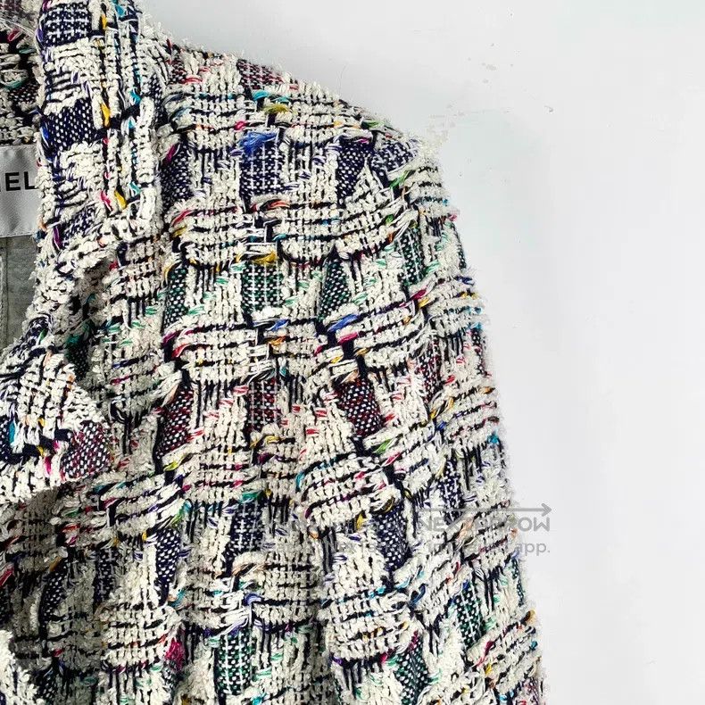 Chanel Chanel Data Centre Series Colour-blocked Velcro Cotton Lap Size XS / US 0-2 / IT 36-38 - 3 Thumbnail