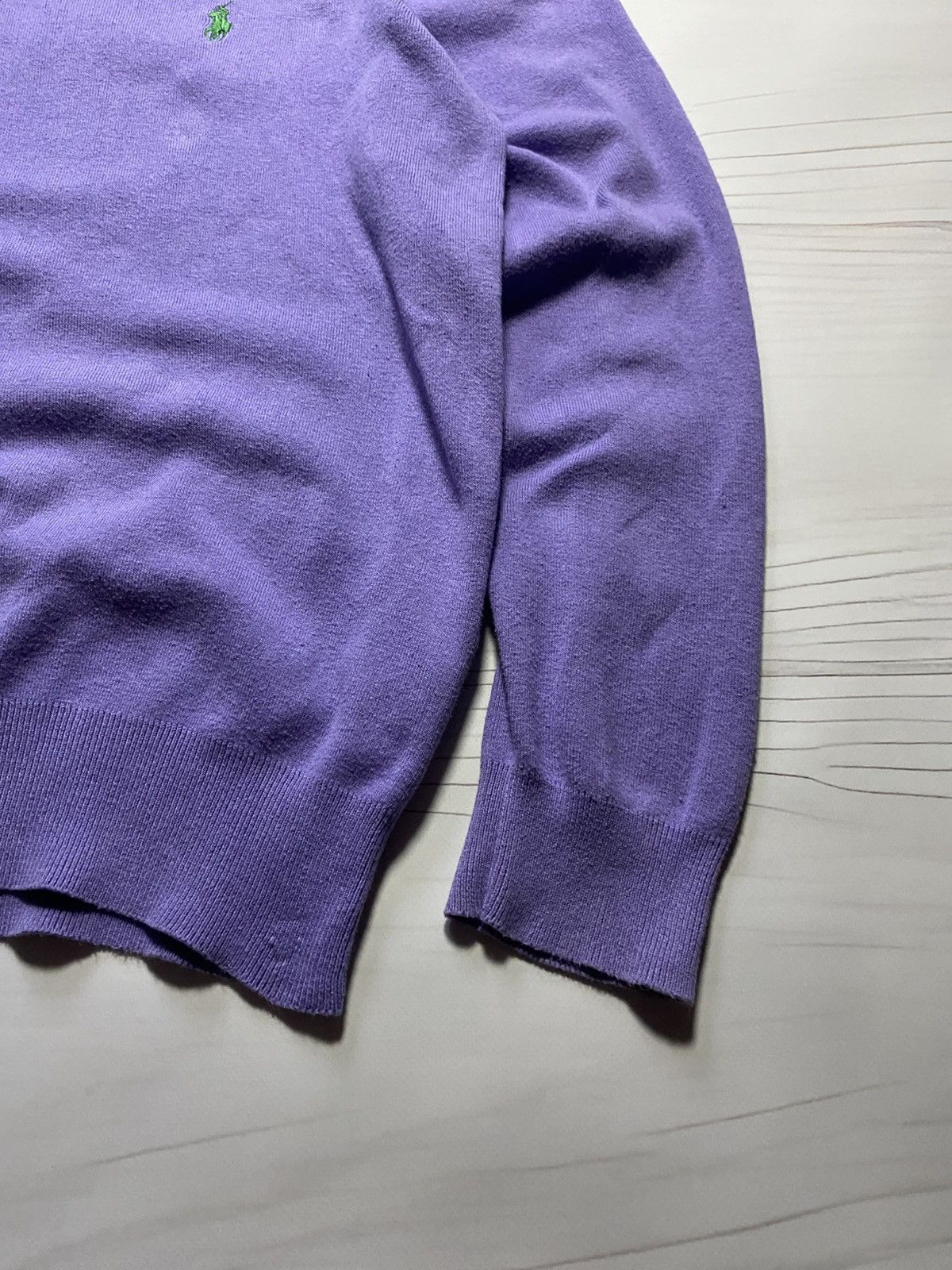 Polo Ralph Lauren × Vintage Vintage Polo Ralph Lauren Knit Faded Y2k Sweater Size US M / EU 48-50 / 2 - 5 Thumbnail