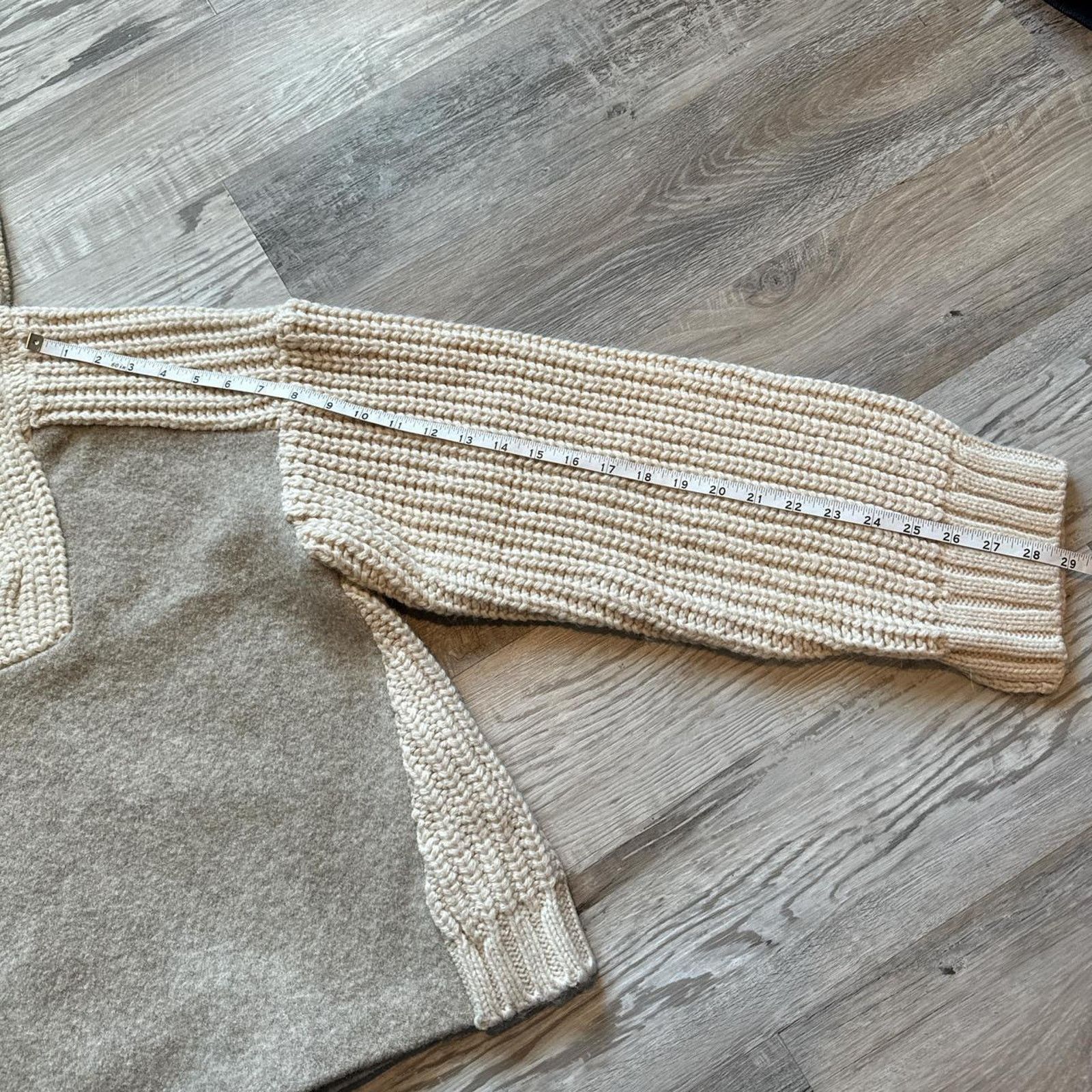 Zara ZARA WOOL BLEND KNIT ZIPPER SWEATER - BRAND NEW SIZE XS Size XS / US 0-2 / IT 36-38 - 4 Thumbnail