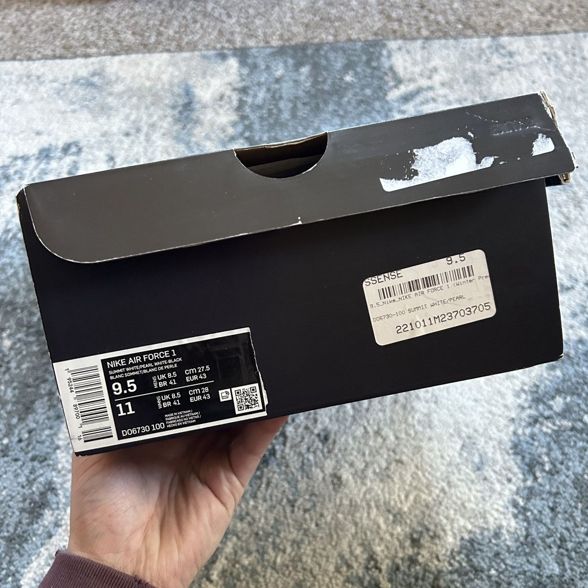 Nike WiNTER 2021 AiR FORCE 1 PREMiUM SUMMiT WHiTE PEARL SUEDE AF1 Size US 9.5 / EU 42-43 - 14 Thumbnail