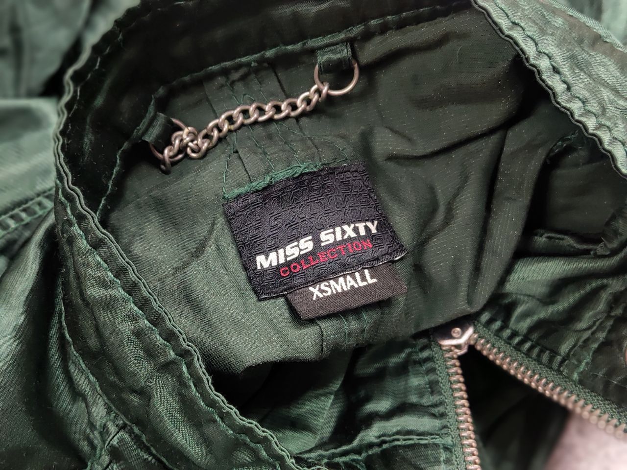 Miss Sixty Vintage Miss Sixty Zip pearl green Light Jacket Y2K Style Size XS / US 0-2 / IT 36-38 - 9 Thumbnail