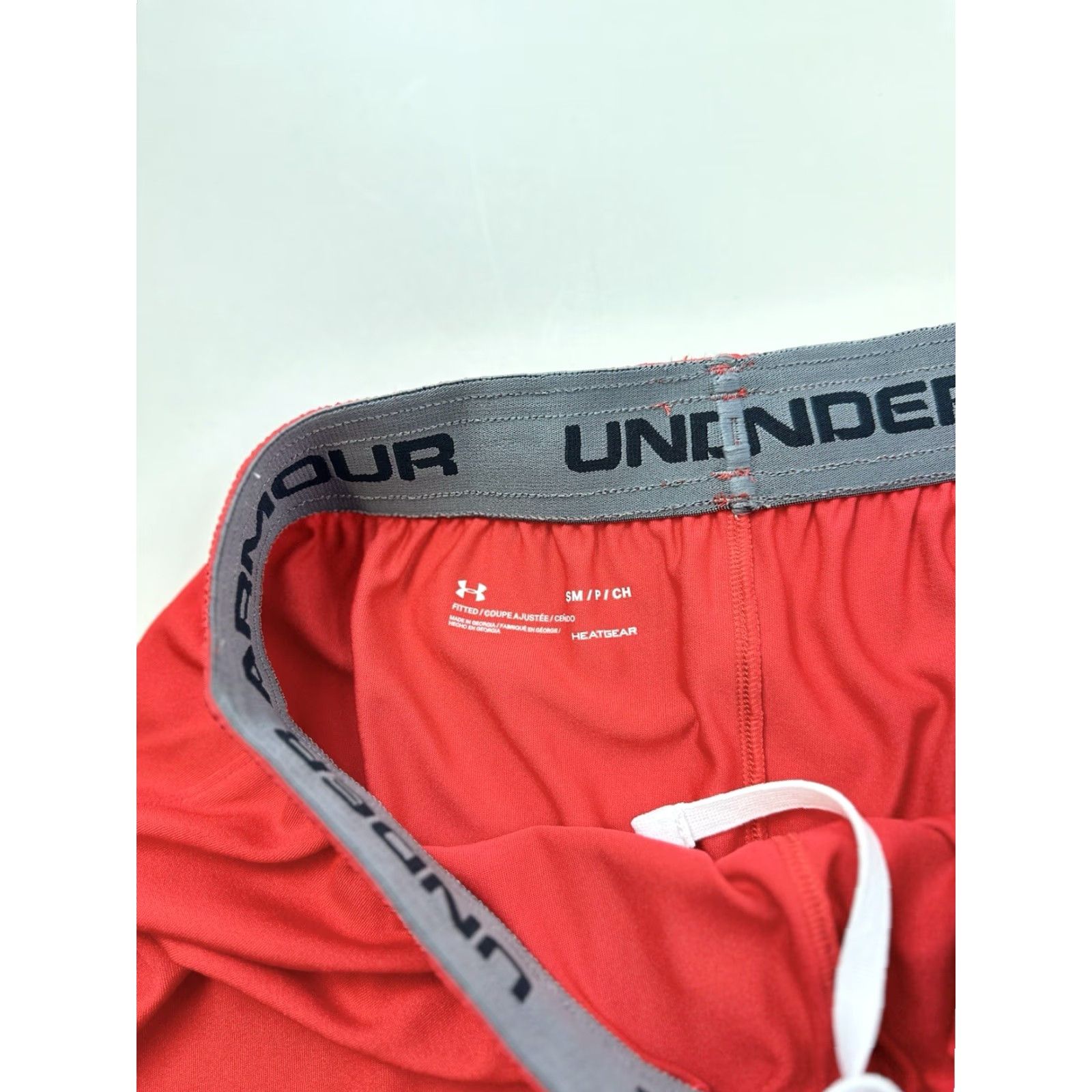 Under Armour Under Armour Shorts Women S Red HeatGear UA Squad Short Sample NWT Size 28" / US 6 / IT 42 - 4 Thumbnail