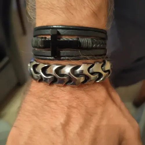 Other Dragon Shape Bracelet Silver Boho Punk Gothic Rock Size ONE SIZE - 4 Thumbnail