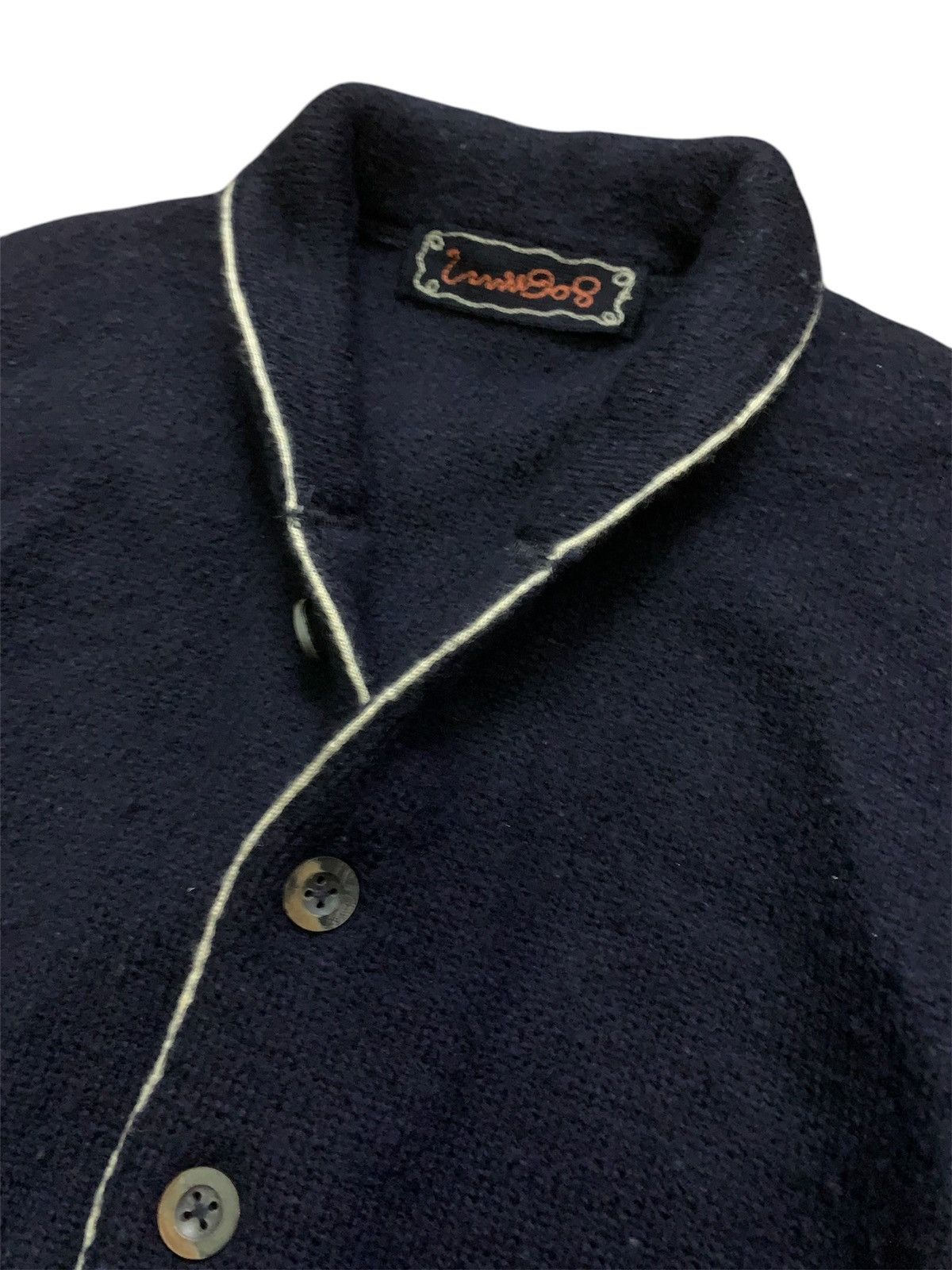 45rpm 💥Vintage 45Rpm Indigo Cardigan Knitwear Size S / US 4 / IT 40 - 2 Thumbnail