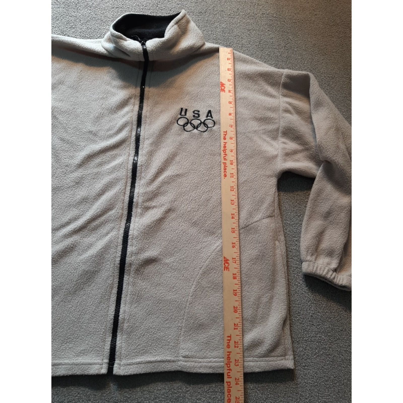 Vintage VINTAGE Olympic Games Sweatshirt Mens M Long Sleeve Full Zip MADE IN USA Size US M / EU 48-50 / 2 - 4 Thumbnail