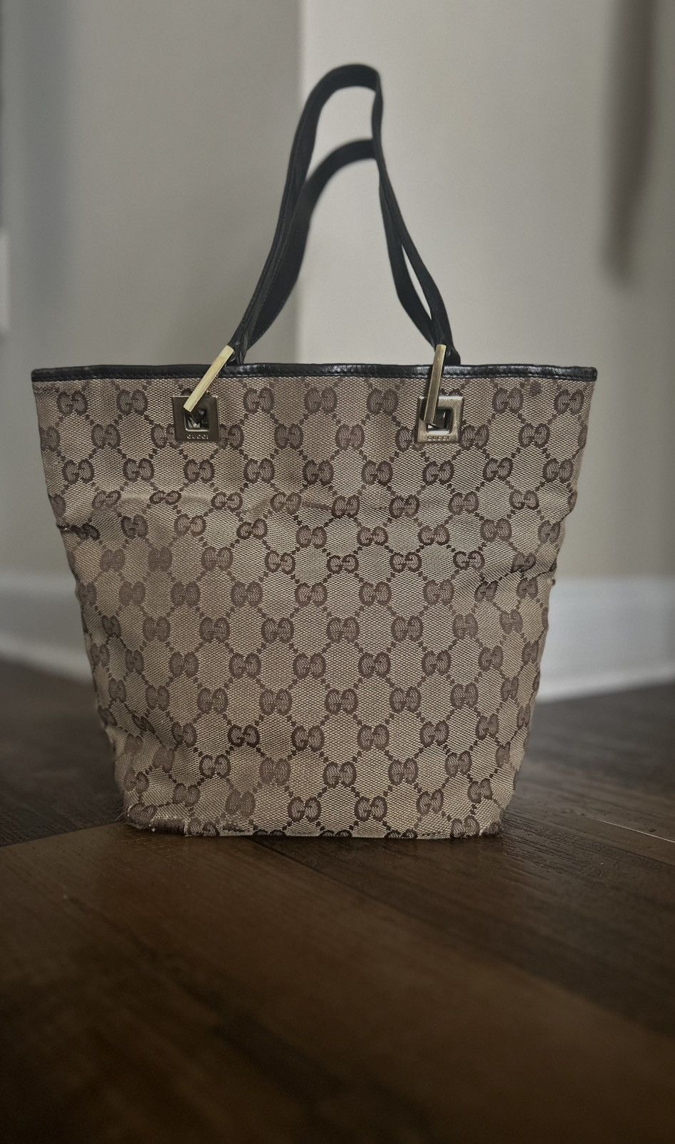 Bag X Gucci X Vintage Tote Bag Gucci in Brown, Women's
