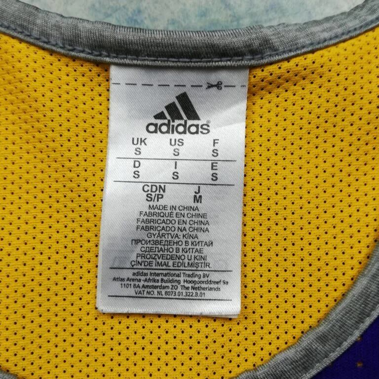 Adidas Los Angeles Lakers Adidas training NBA jersey size S Size US S / EU 44-46 / 1 - 5 Thumbnail