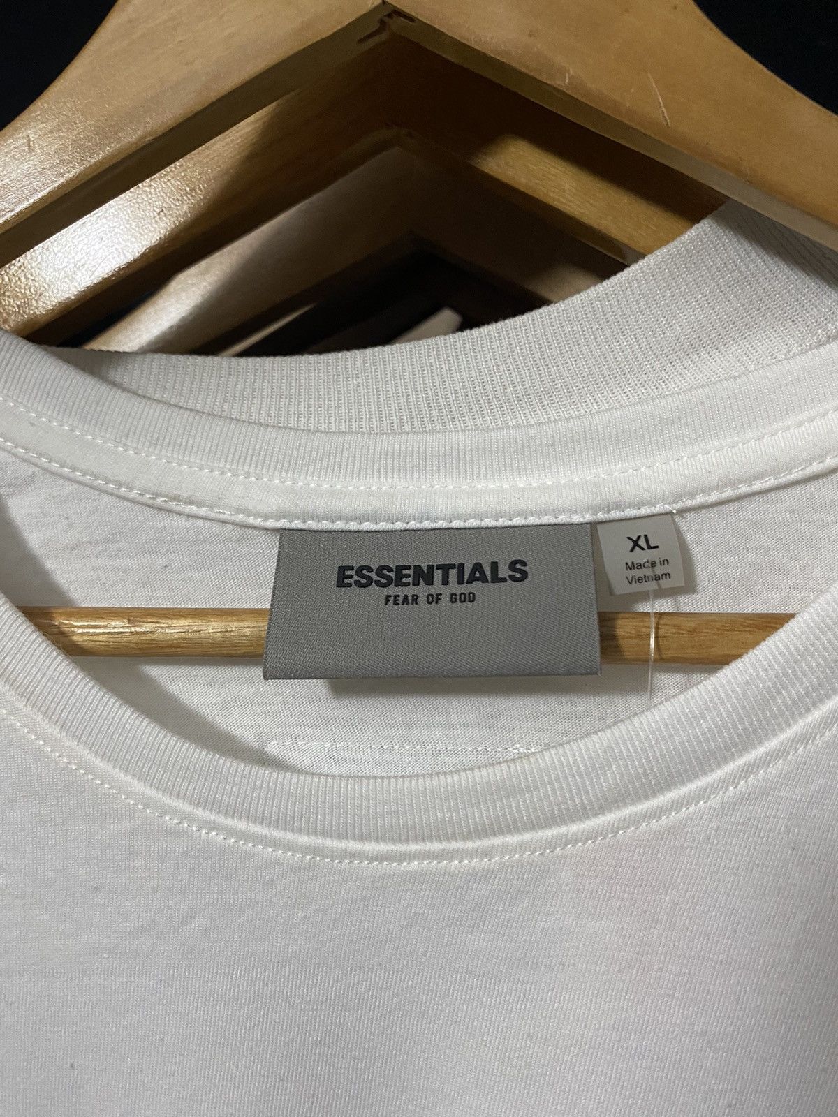 Essentials × Fear of God Fear Of God Essentials White Logo Tee Size US XL / EU 56 / 4 - 2 Thumbnail