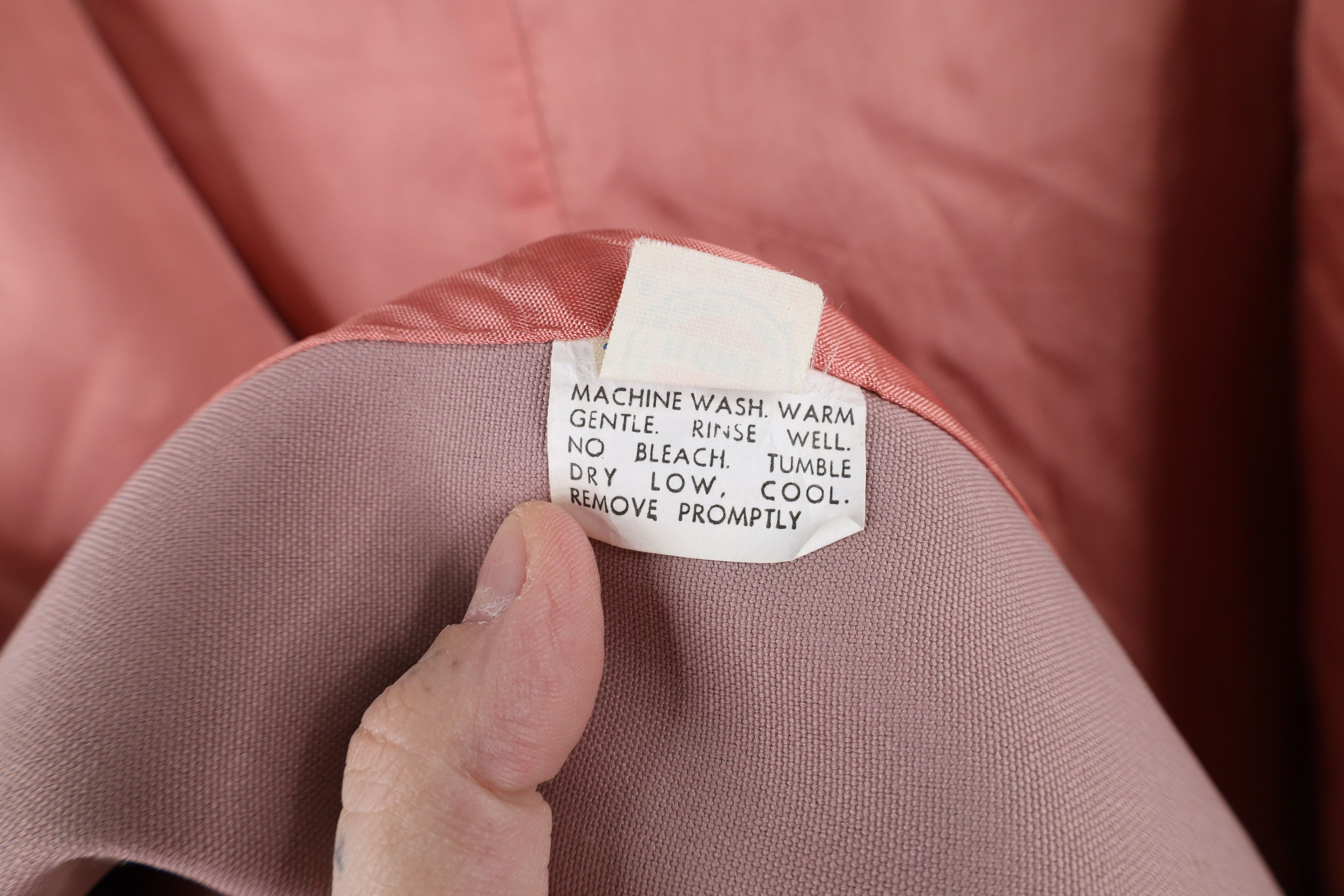 Vintage Vintage 70s Union Made Button Trench Coat Jacket Pink USA Size XL / US 12-14 / IT 48-50 - 13 Thumbnail