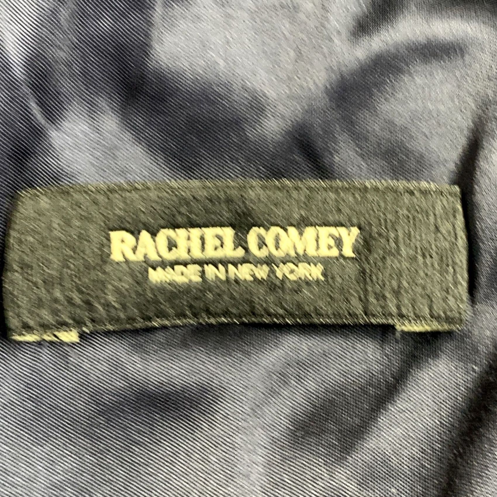 Rachel Comey RACHEL COMEY Navy Satin V-Neck Evening Gown Size 6 Women Size M / US 6-8 / IT 42-44 - 5 Thumbnail