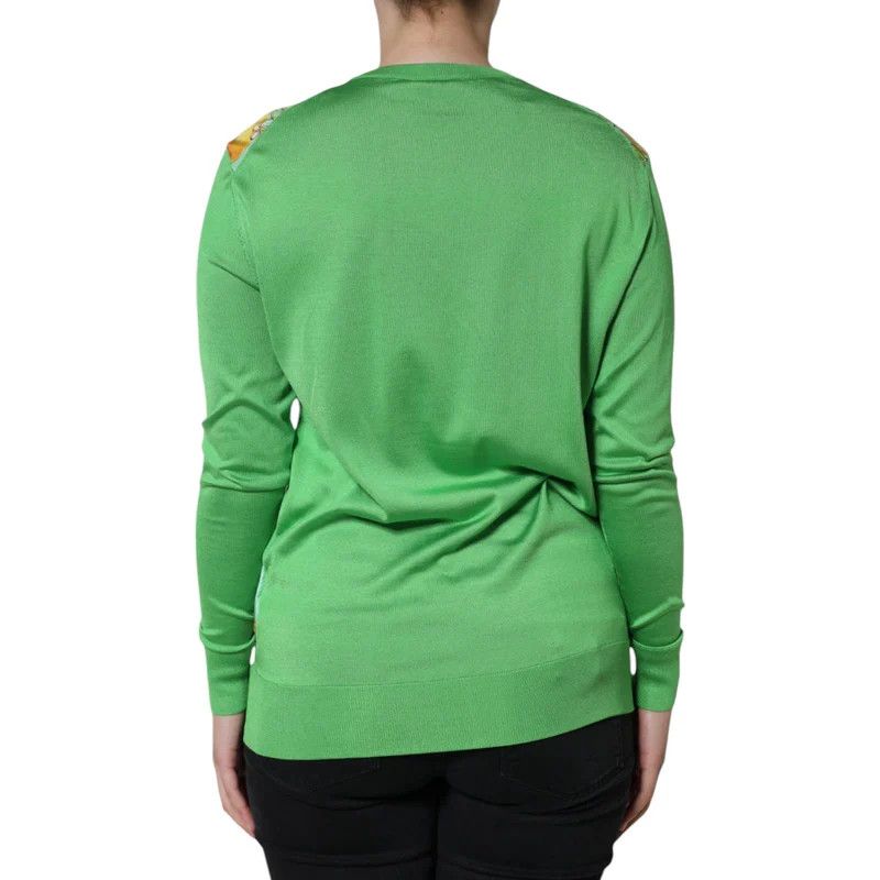 Dolce & Gabbana o1y0925 Crewneck Sweater in Multicolor Size S / US 4 / IT 40 - 4 Thumbnail