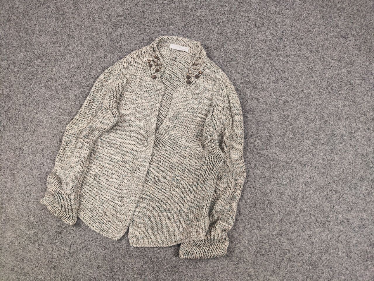 Fabiana Filippi Fabiana Filippi Premium designer Knit Blazer Cardigan Size L / US 10 / IT 46 - 3 Thumbnail