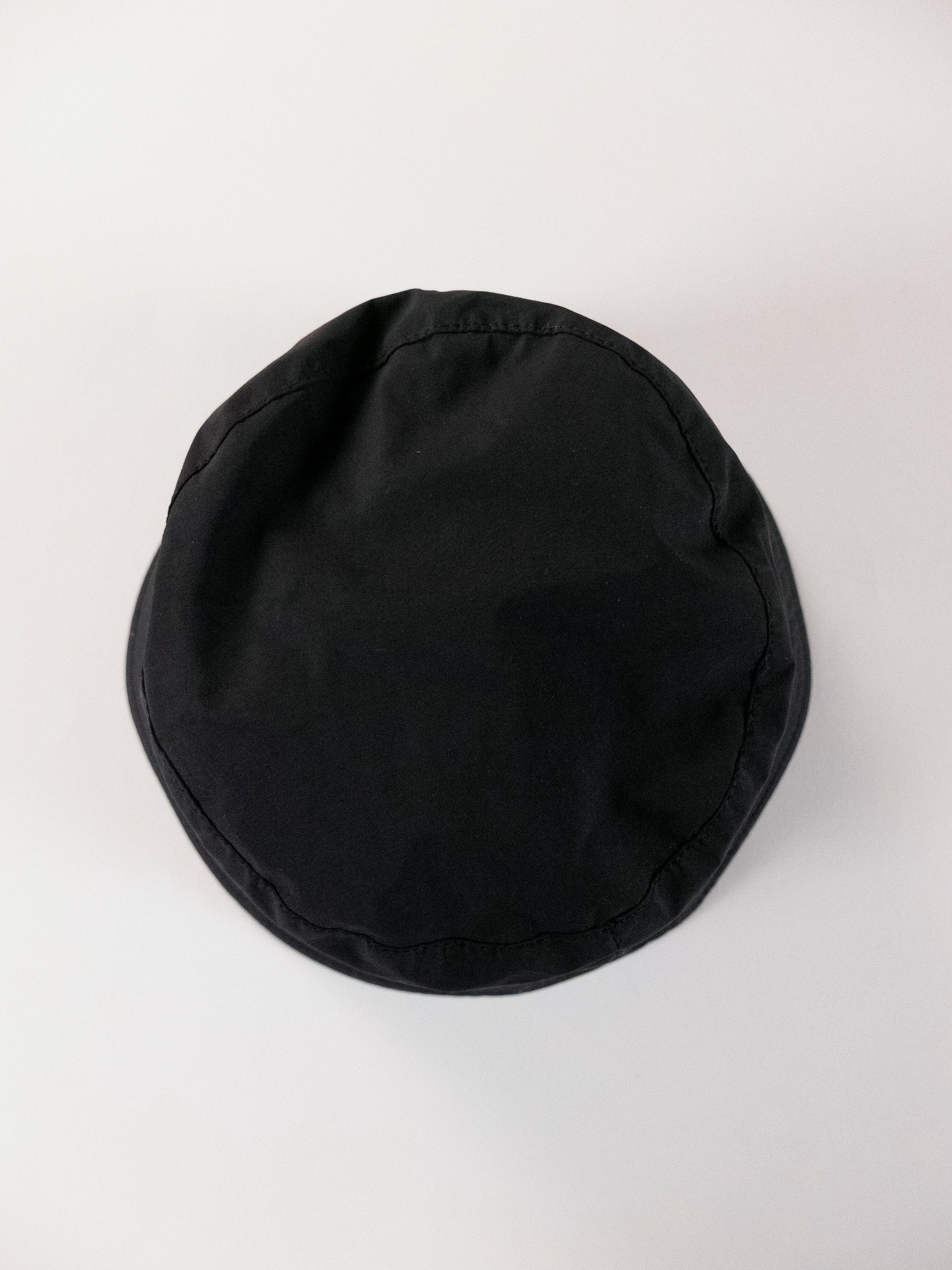 Ermenegildo Zegna ERMENEGILDO ZEGNA black logo embroidered nylon bucket hat Size ONE SIZE - 6 Thumbnail
