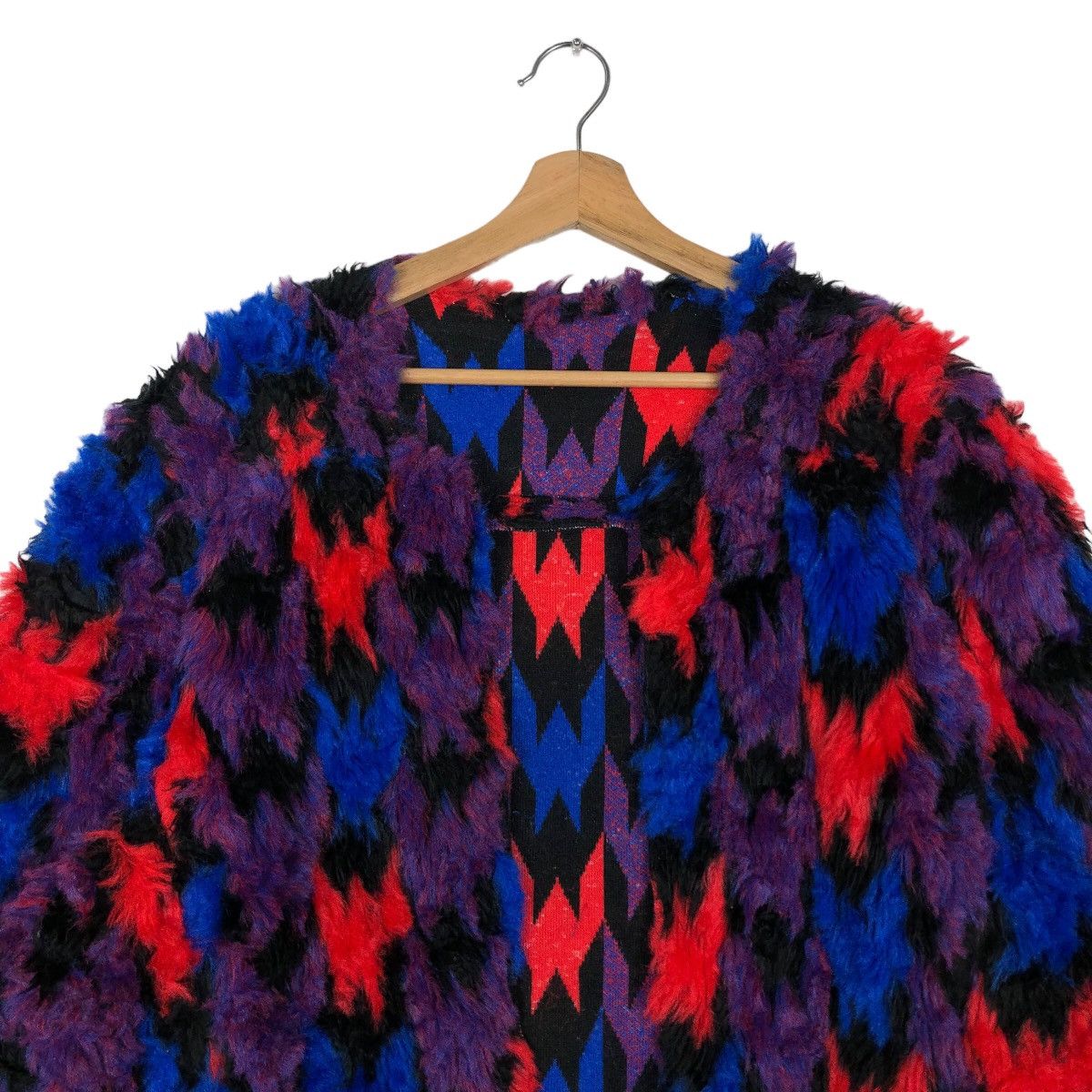 Japanese Brand 🔥Mohair Wool Fur Jacket Colourful Tokyo Kobe Japan Made Size US M / EU 48-50 / 2 - 2 Thumbnail