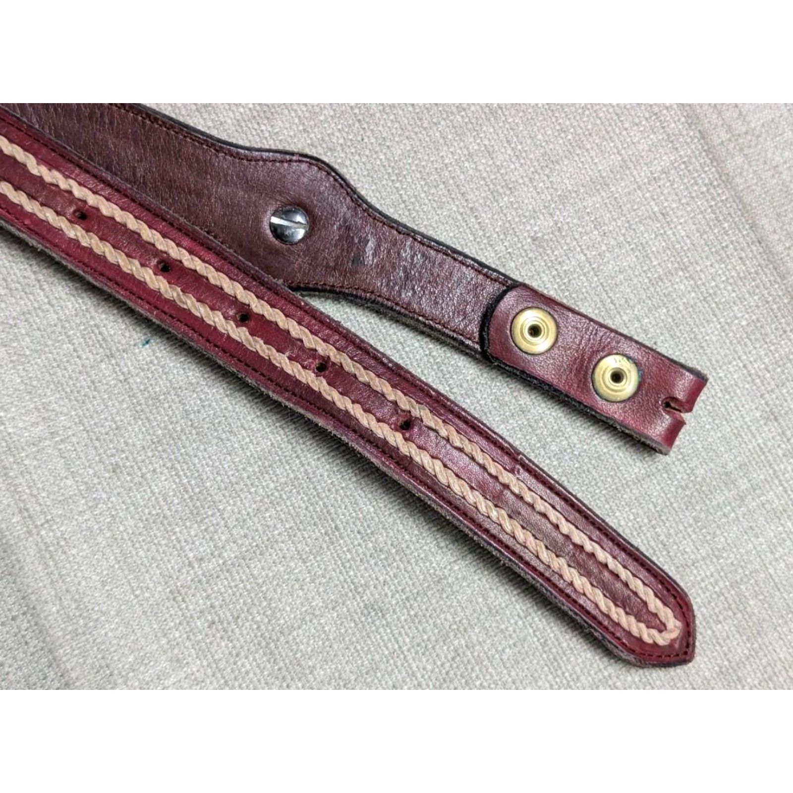 Vintage VINTAGE HANDCRAFTED belt Western belt Women 28 Red Heart Snakeskin Inlay Cowhide Leather 1-1/2" Rodeo Concho Belt Size ONE SIZE - 3 Thumbnail