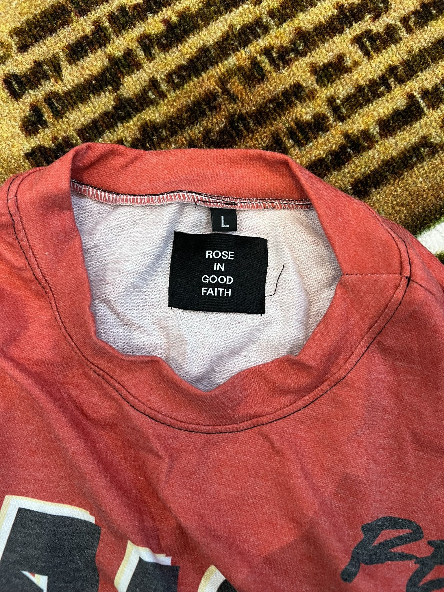 Rap Tees $not 'Red' Track Jersey Size US L / EU 52-54 / 3 - 3 Thumbnail