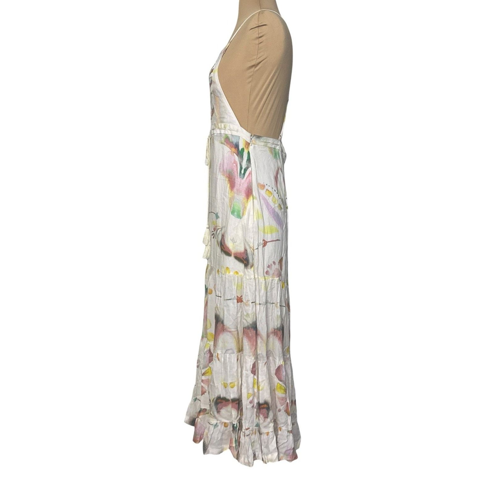 Free People FREE PEOPLE Sounds Of Spring Jumper Floral Maxi Dress Sz XS Size XS / US 0-2 / IT 36-38 - 11 Thumbnail