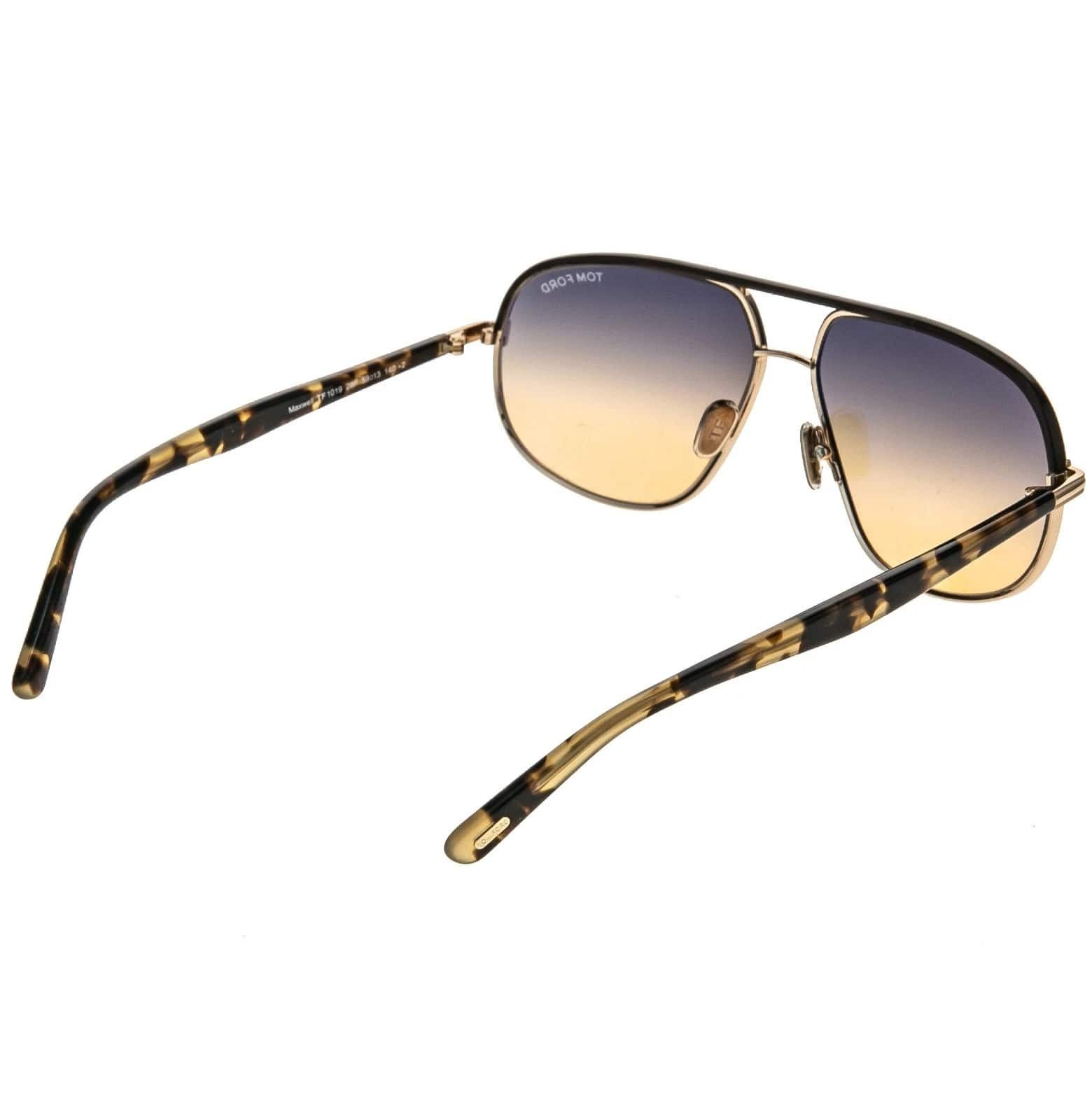 Tom Ford TOM FORD MAXWELL TF1019 28F Brown Aviator Sunglass 1019 Size ONE SIZE - 4 Thumbnail
