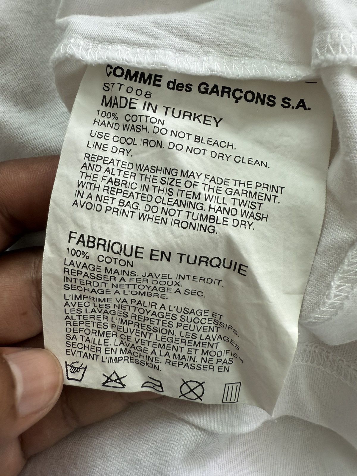 Comme des Garcons Homme Plus FADED STRIPE COMME DES GARCONS HOMME DESIGN GREY LABEL Size US L / EU 52-54 / 3 - 4 Thumbnail