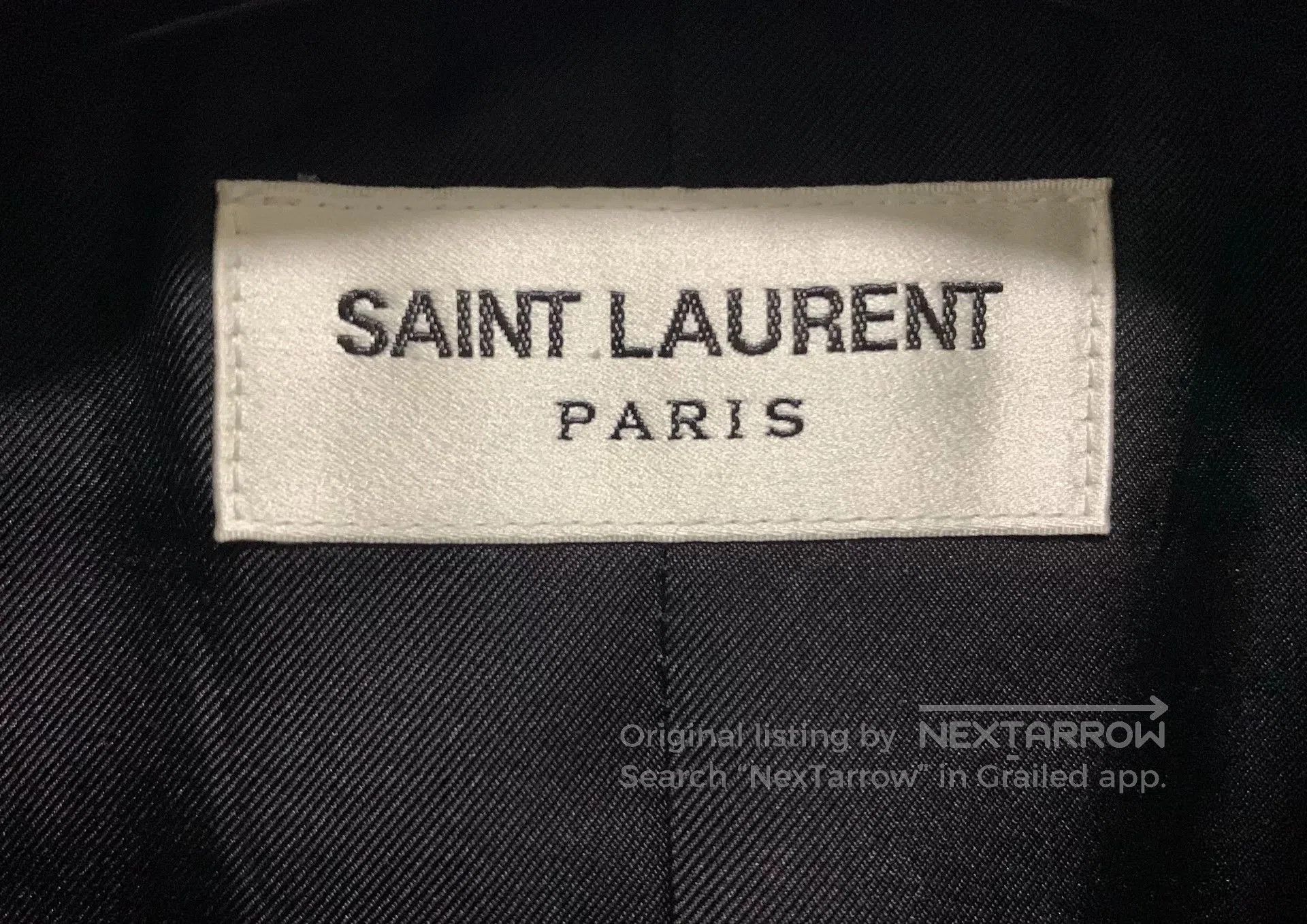 Saint Laurent Paris Saint Laurent Double-Breasted Pinstripe Blazer. Size US S / EU 44-46 / 1 - 3 Thumbnail