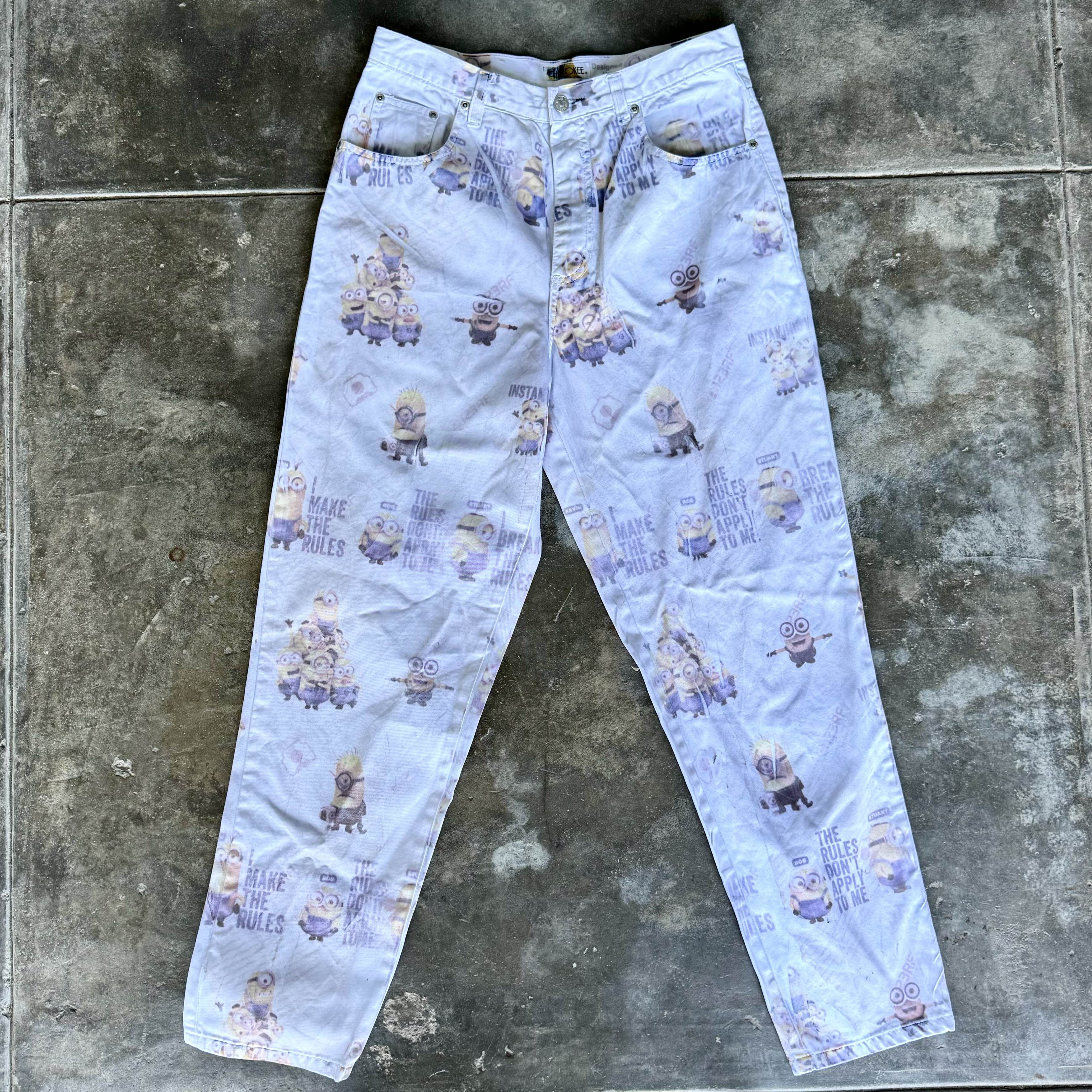 Levi's Printed Minions Jeans Designed by G Rags 72 Size US 32 / EU 48 - 2 Thumbnail