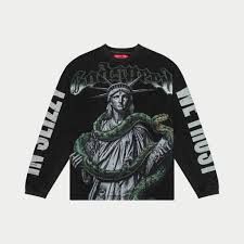 Godspeed Godspeed 'Top 5 Slizzy BOOM' Black Wash LS Tee Size US L / EU 52-54 / 3 - 1 Thumbnail