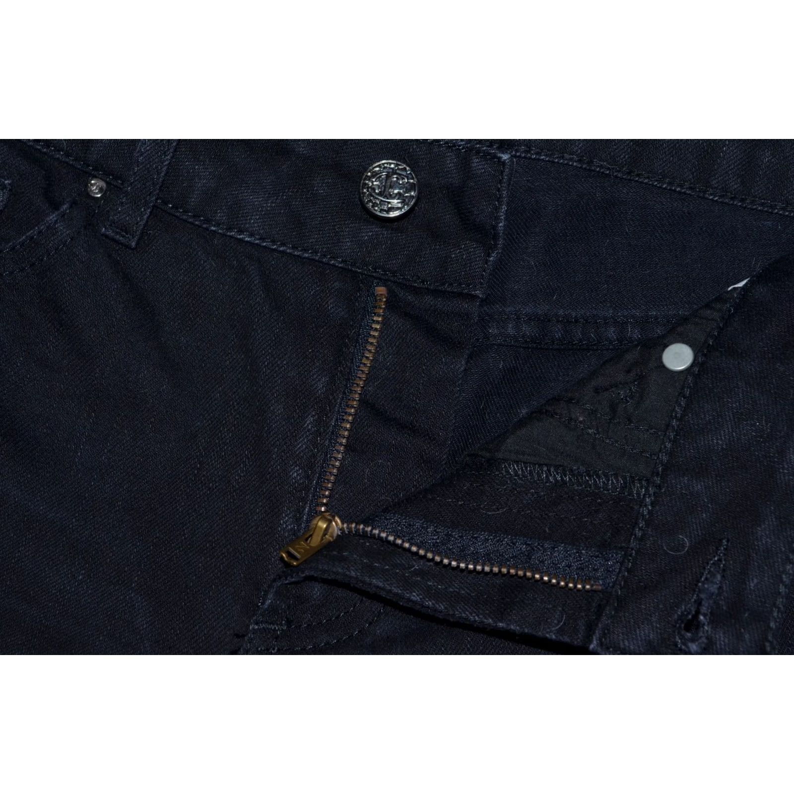 Just Cavalli Just Cavalli By Roberto Cavalli Jeans Black Straight Leg Size 29 Regular Women XS-Size 29 / 43? Size 29" - 7 Thumbnail