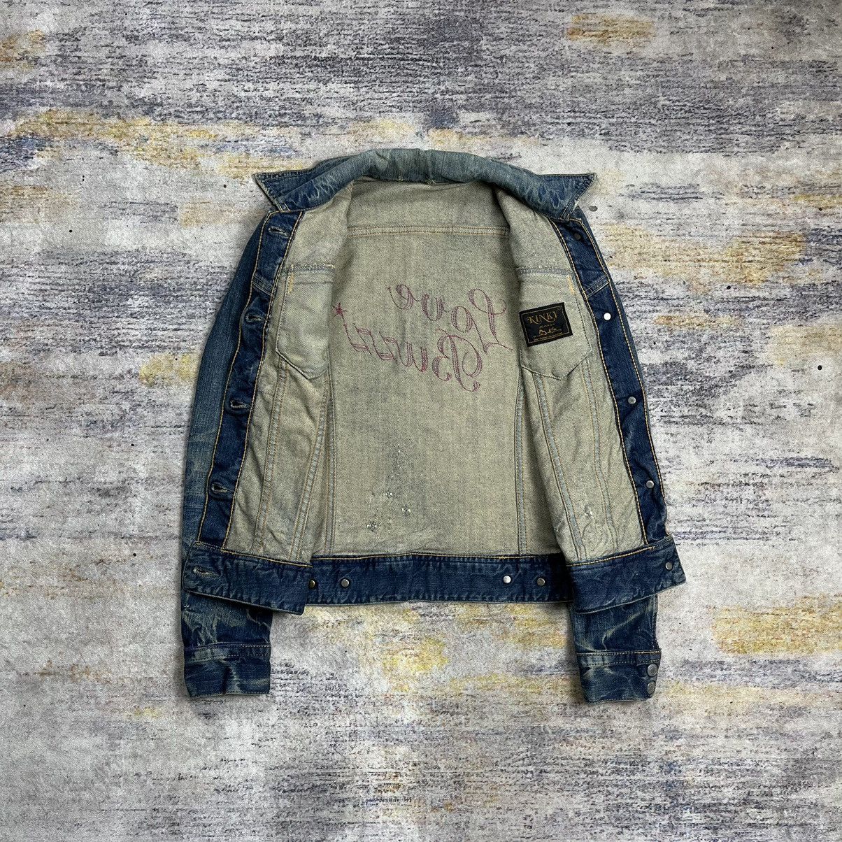 Hysteric Glamour × Le Grande Bleu (L.G.B.) Vintage Hysteric Glamour Love Buzz studded denim jacket Size XS / US 0-2 / IT 36-38 - 10 Thumbnail