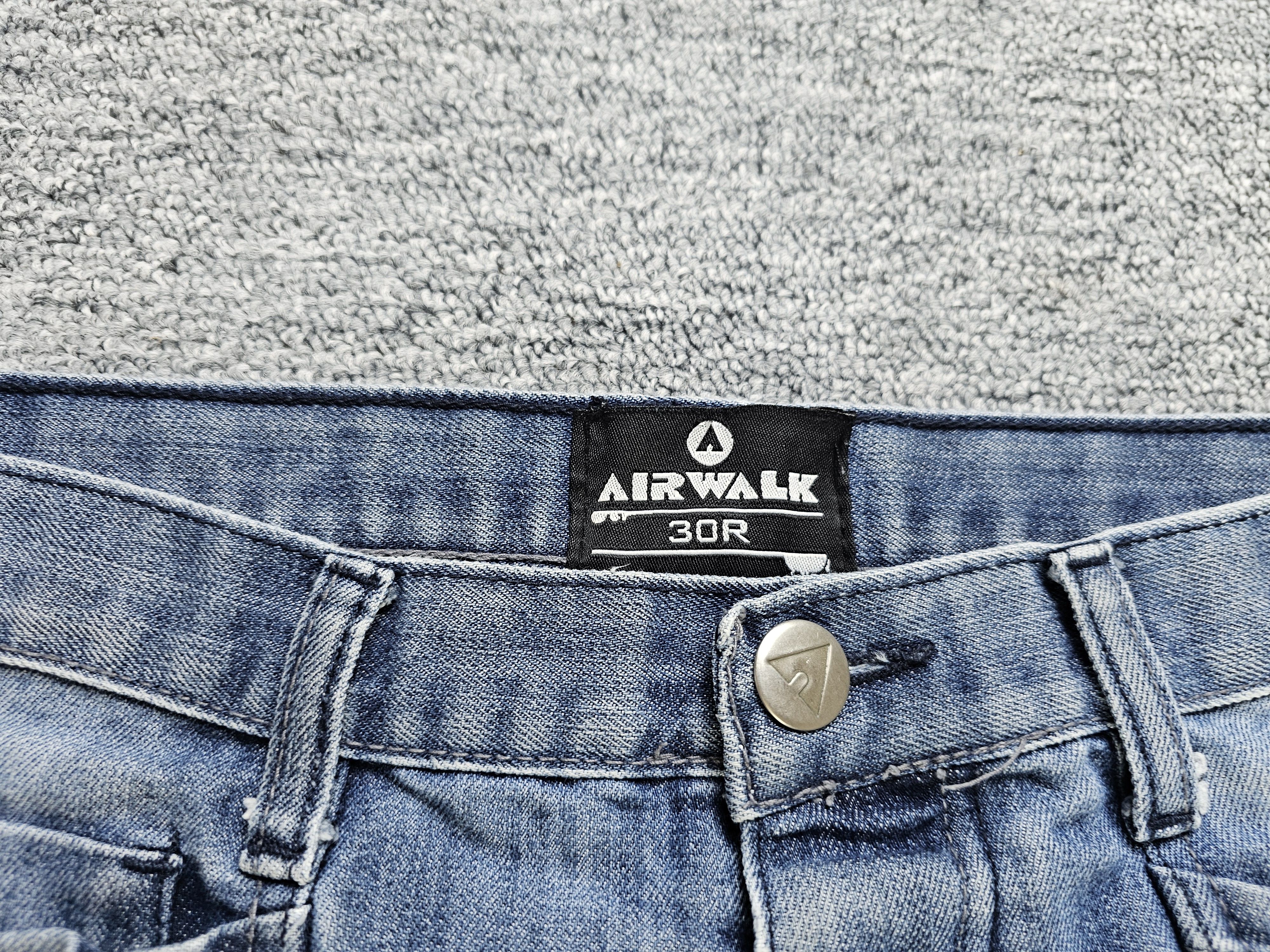 Airwalk AIRWALK Cargo Jeans Mens 30R Denim Relaxed Skater Blue Size US 30 / EU 46 - 3 Thumbnail
