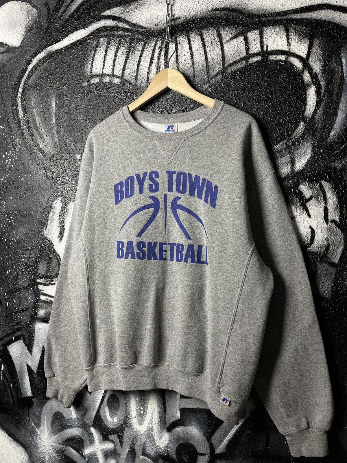 NBA × Russell Athletic Russel Athletic Boys Town Basketball Sweatshirt Men’s Size L Size US L / EU 52-54 / 3 - 1 Thumbnail