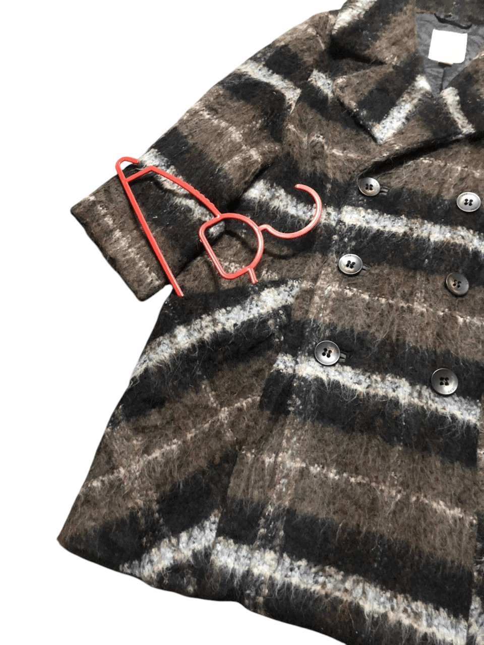 Diesel Diesel Checked Mohair Double Breasted Overcoat Size XS / US 0-2 / IT 36-38 - 10 Thumbnail