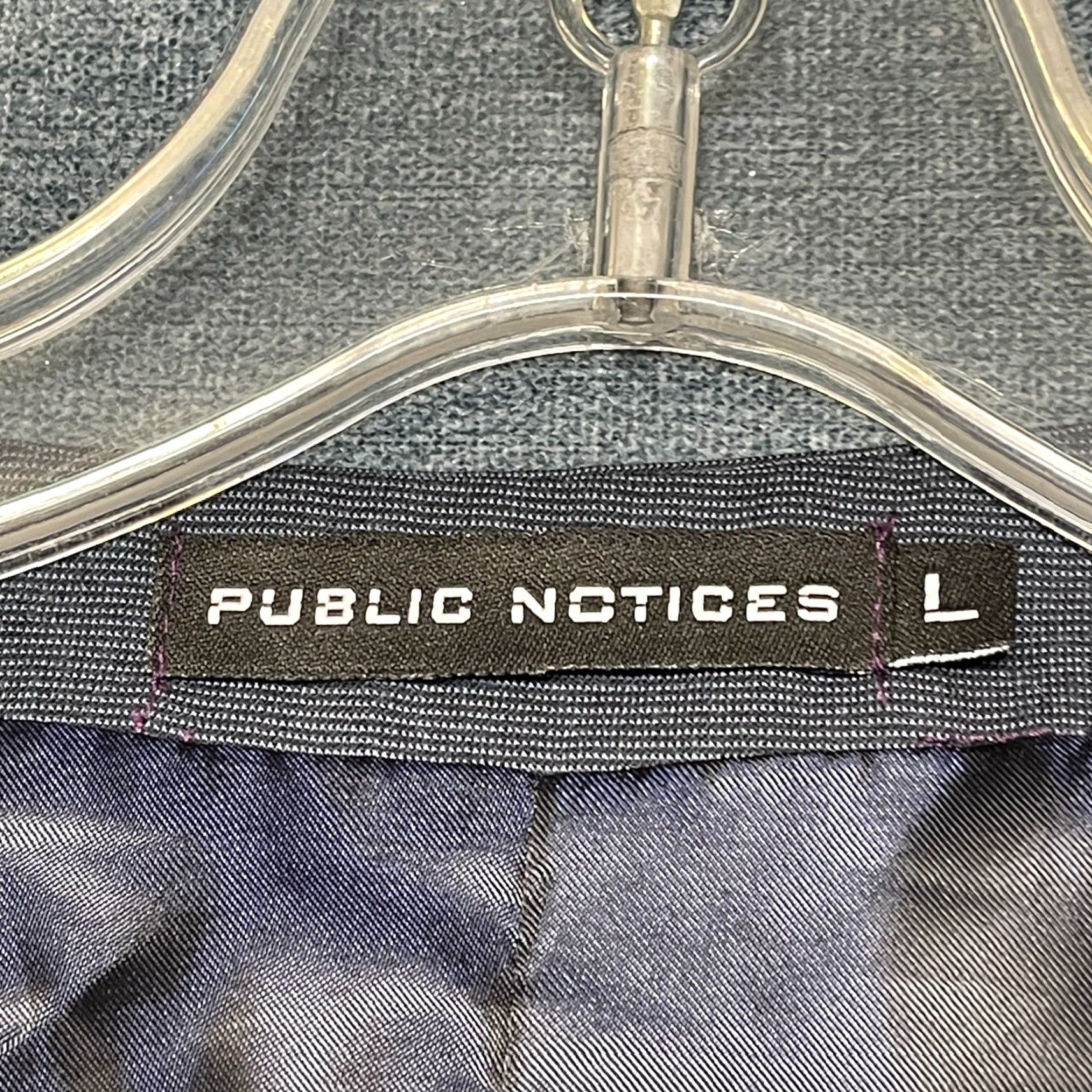 Vintage VINTAGE Public Notices Vest Mens Large Blue Micro Dots Lined Formal Single Breasted Size US L / EU 52-54 / 3 - 6 Thumbnail