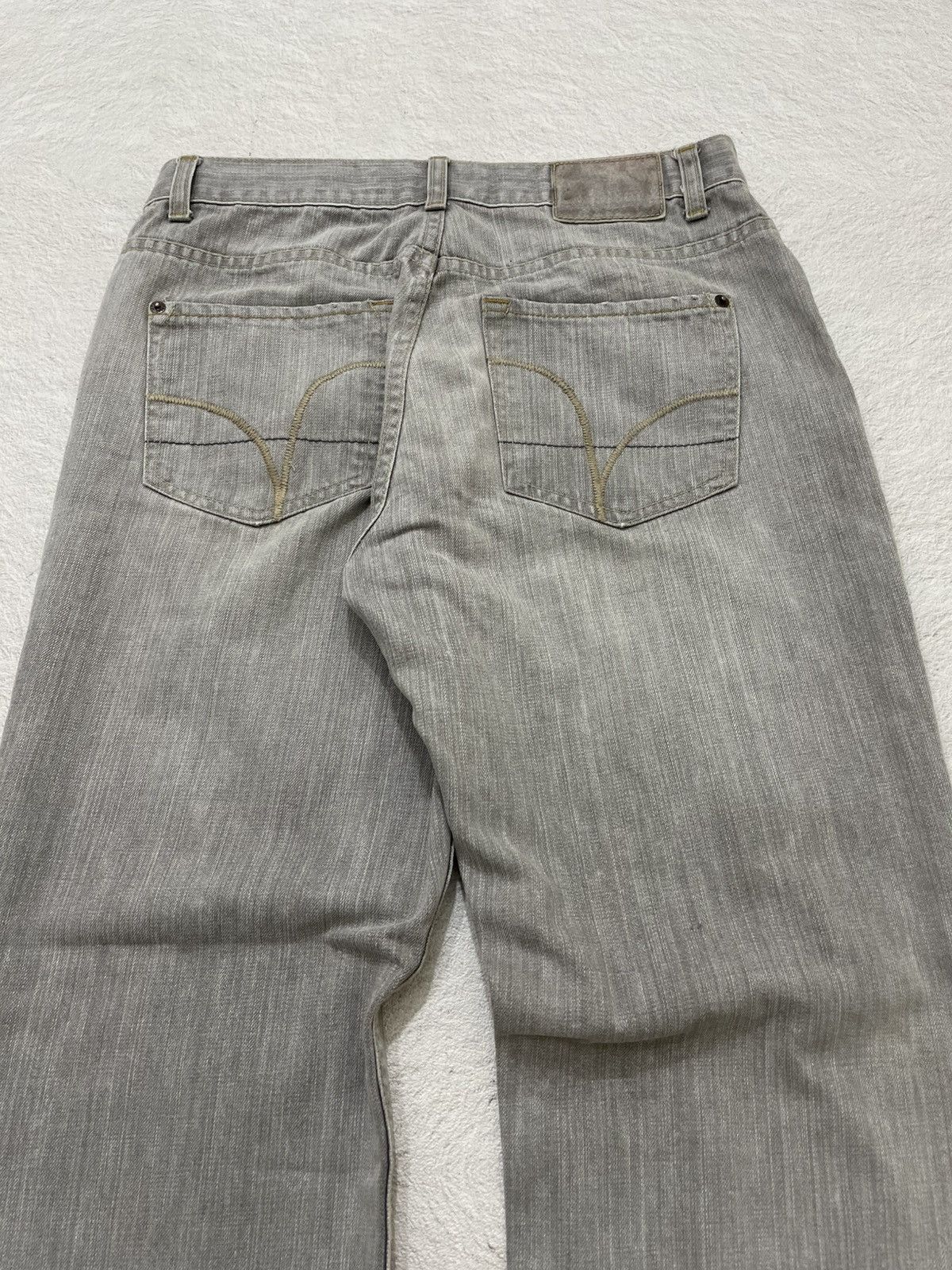 If Six Was Nine 2000s Relaxed Distressed Denim Jeans Y2K Size US 30 / EU 46 - 5 Thumbnail