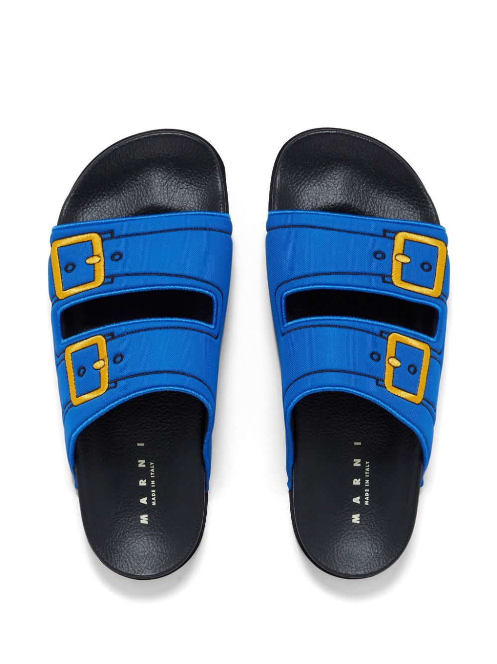 Marni o1w1db10125 Embroidered sandals in Blue Size US 8 / EU 41 - 4 Thumbnail